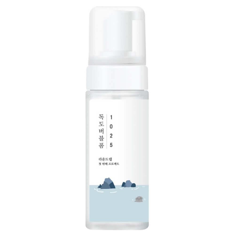 Очищающая пузырьковая пенка с морской водой Round Lab 1025 Dokdo Bubble Foam 150 ml
