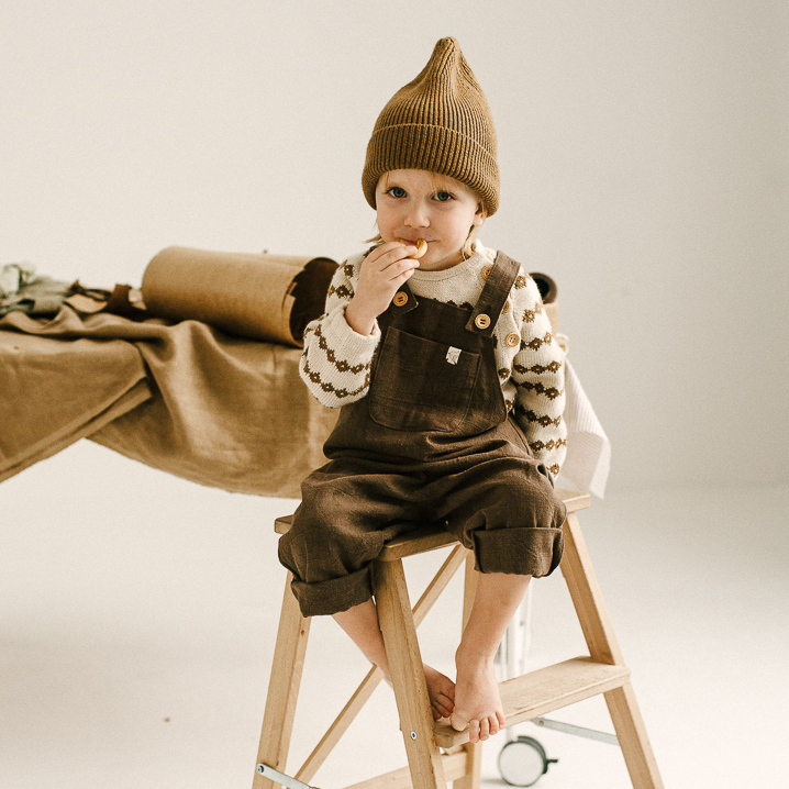 комбинезон ГНОМА (коричневый и терракотовый)