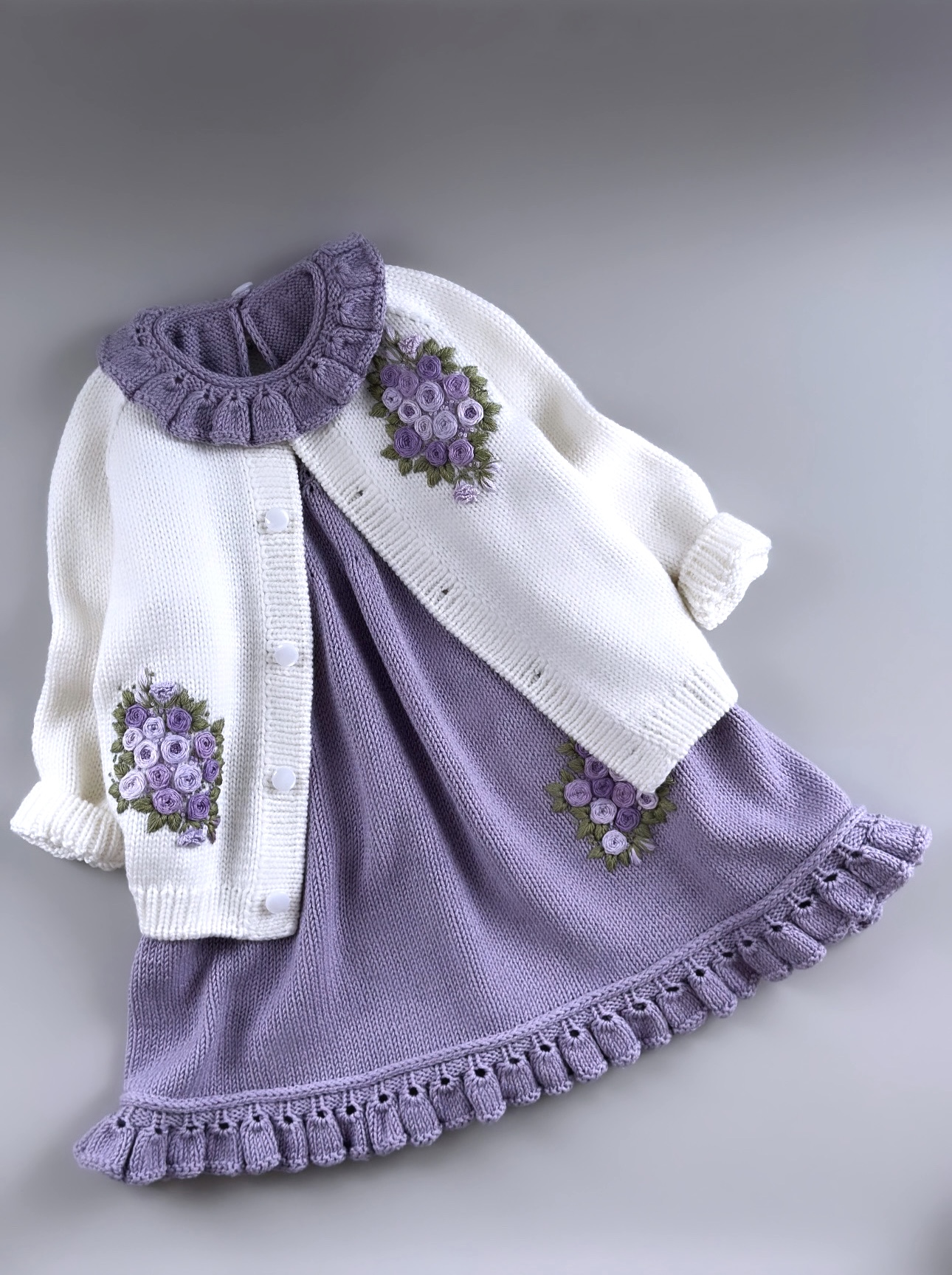 Мастер-класс по вязанию спицами платья, ромпера, туники "REVERIE_TRIO_MOLLY"