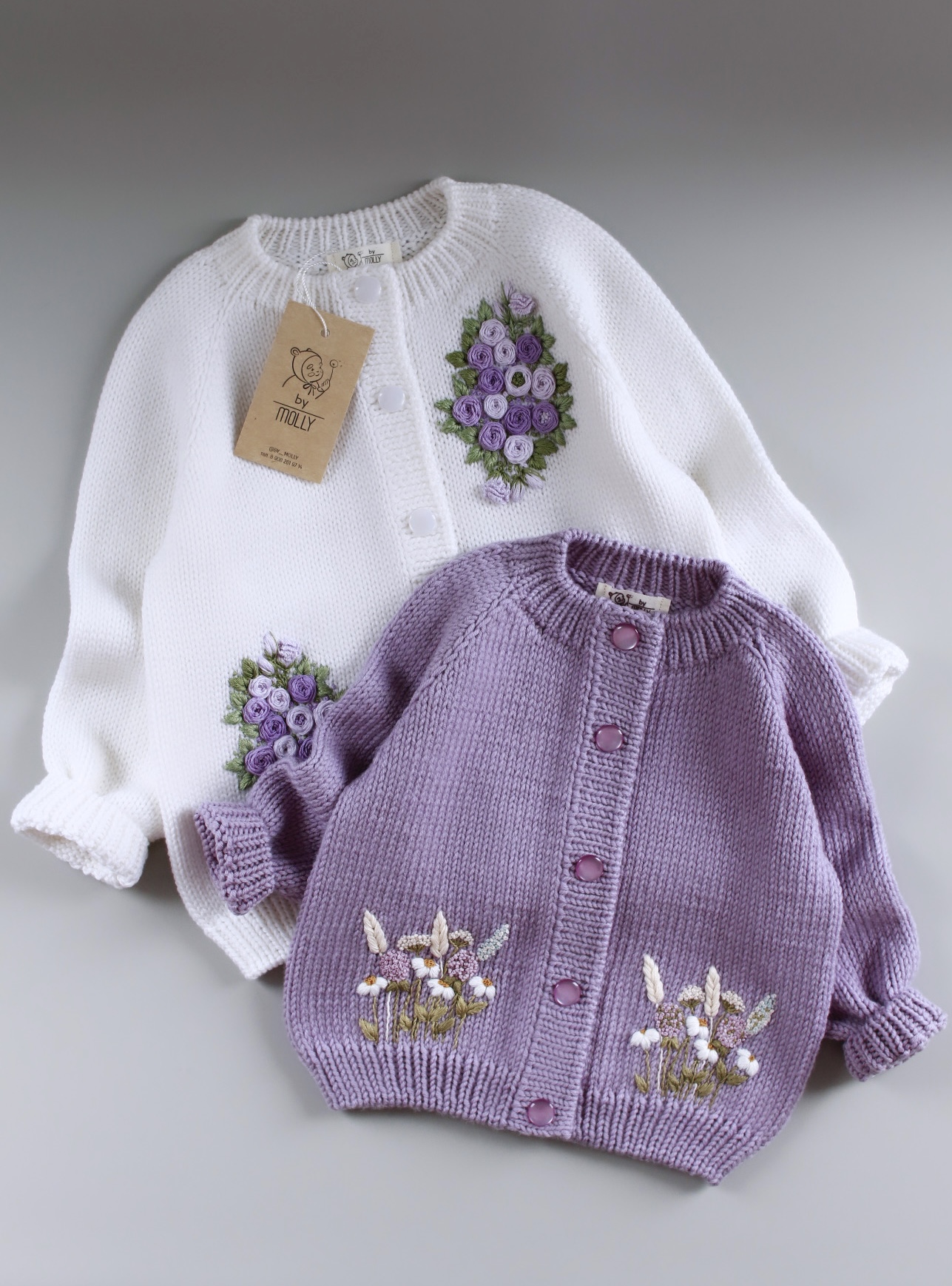 Мастер-класс по вязанию спицами кардигана "BASIC_CARDI_MOLLY" с вышивкой