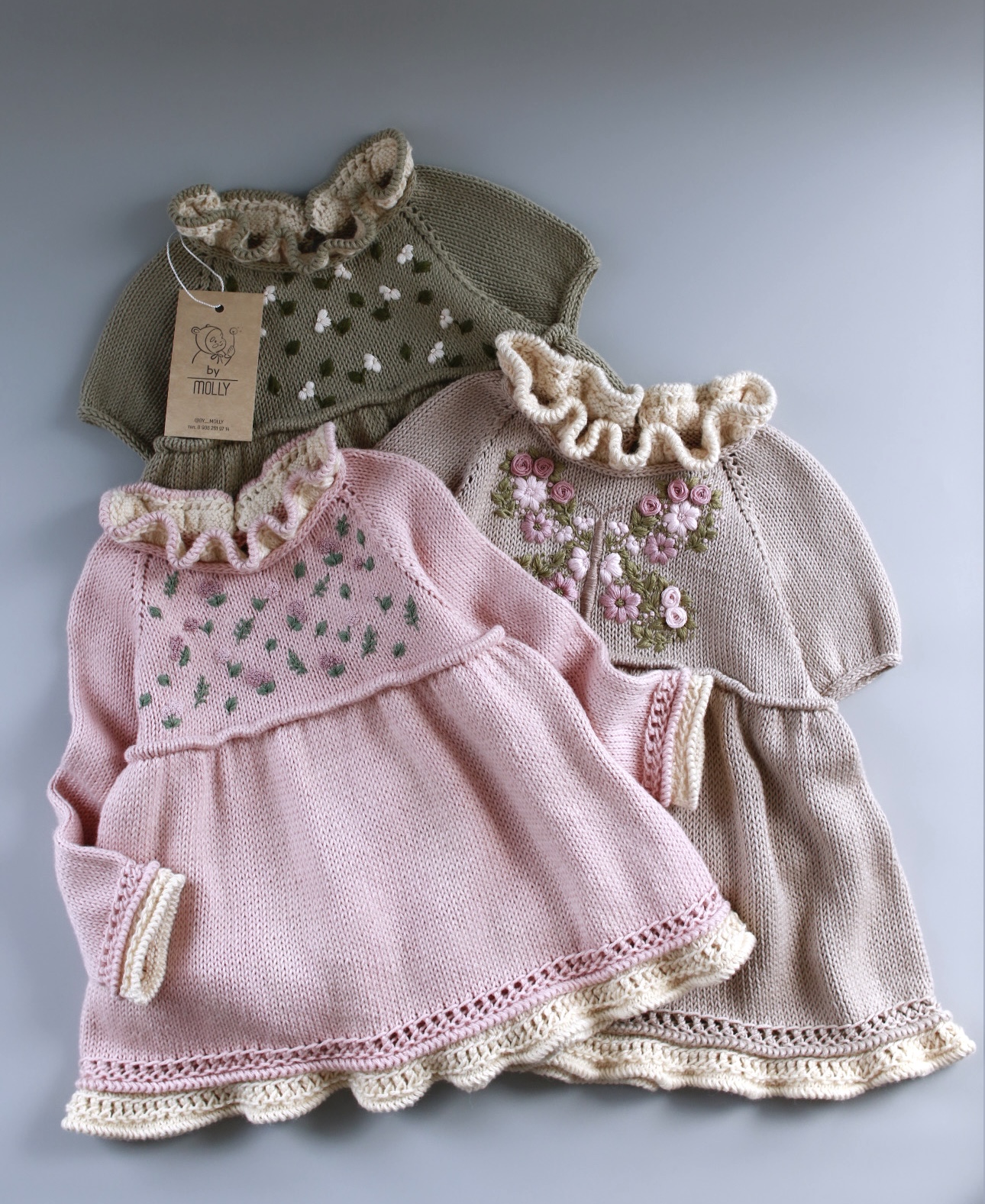 Мастер-класс по вязанию спицами платья/туники "Sheffield_dress_molly" с вышивкой