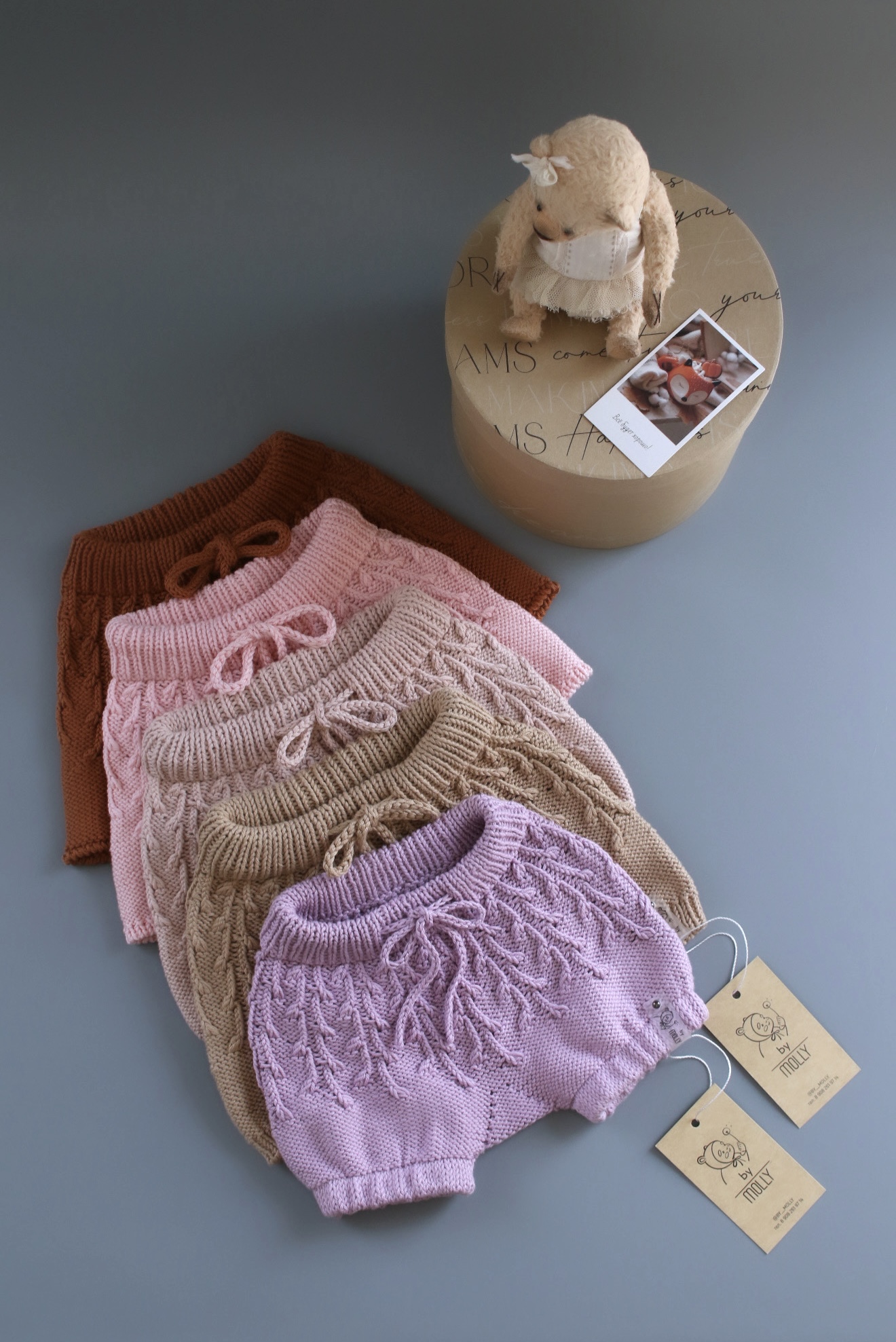 Мастер-класс по вязанию спицами блумеров и шорт  "Willow_bloomers_molly"