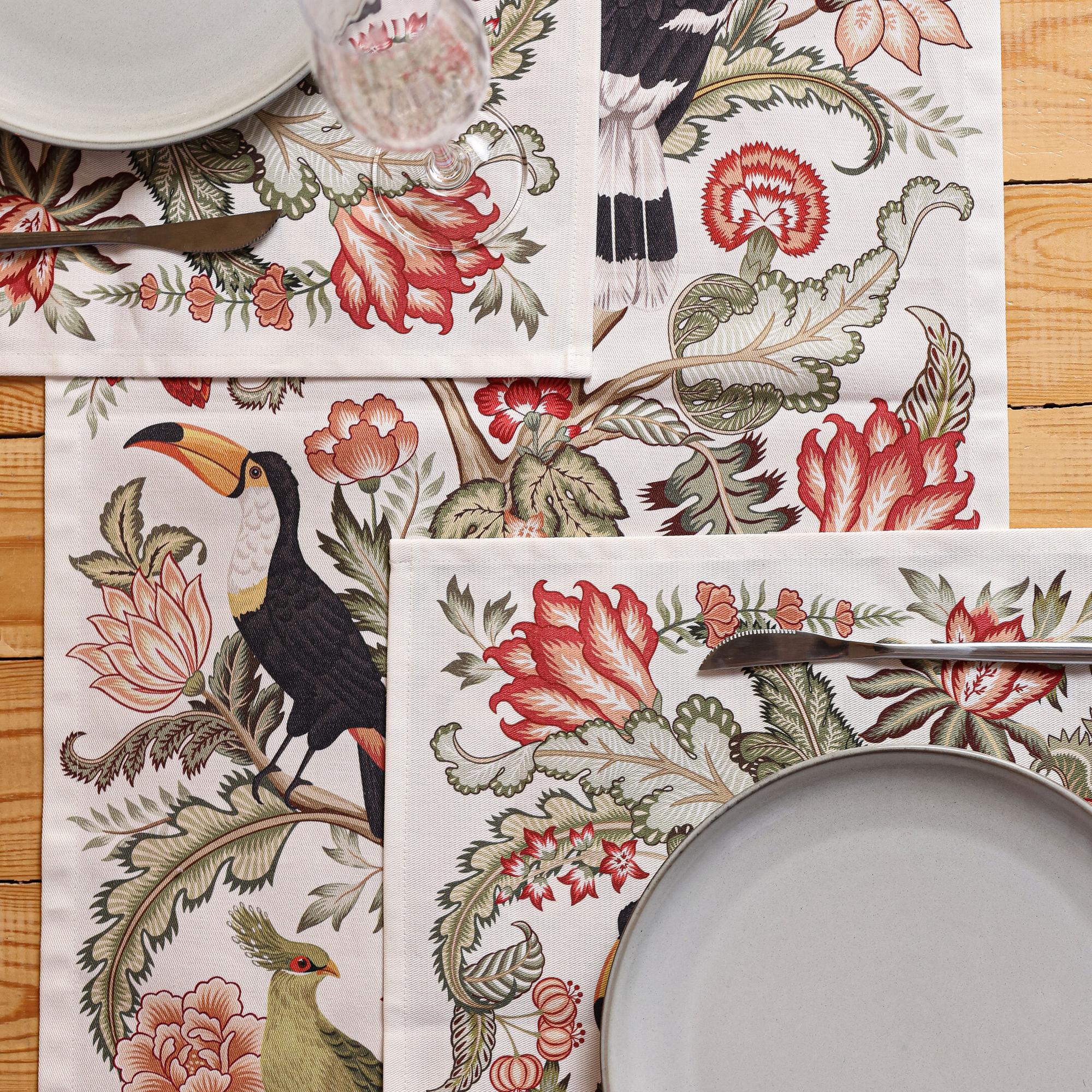 Дорожка на стол Птицы , 40х150см