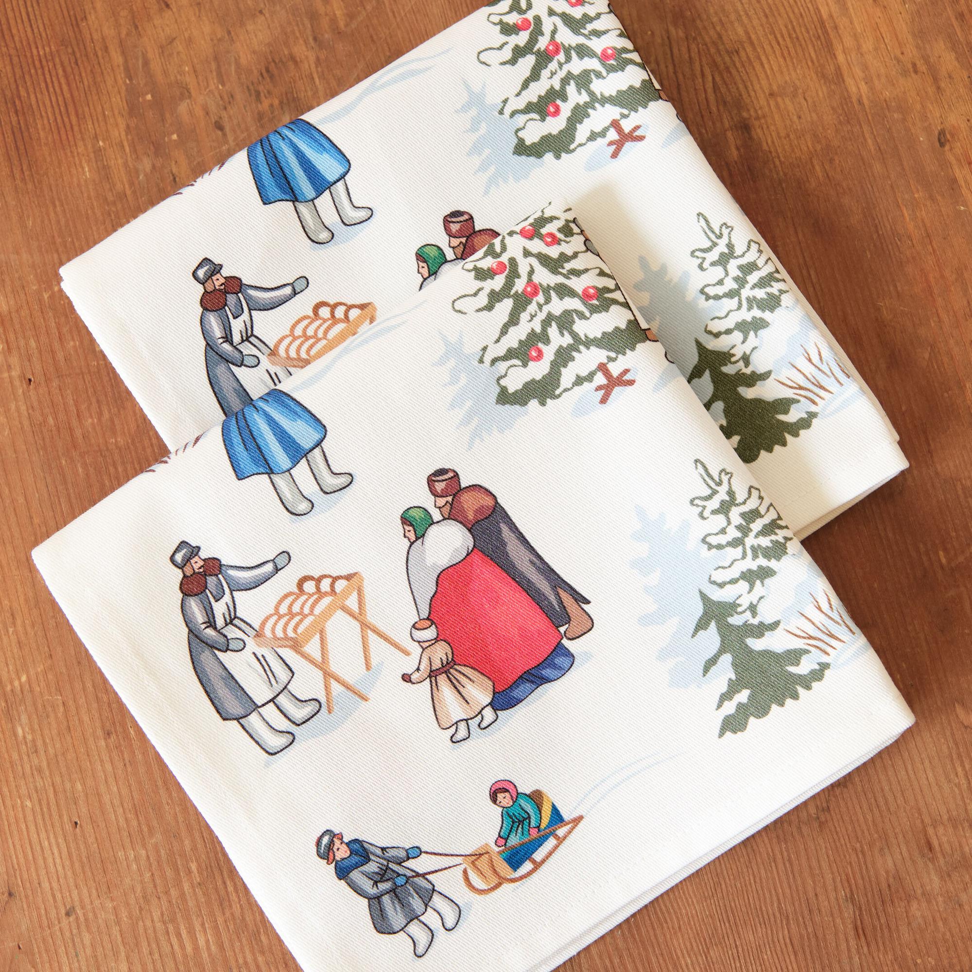 Набор салфеток Рождество, 2 штуки, 40х40см