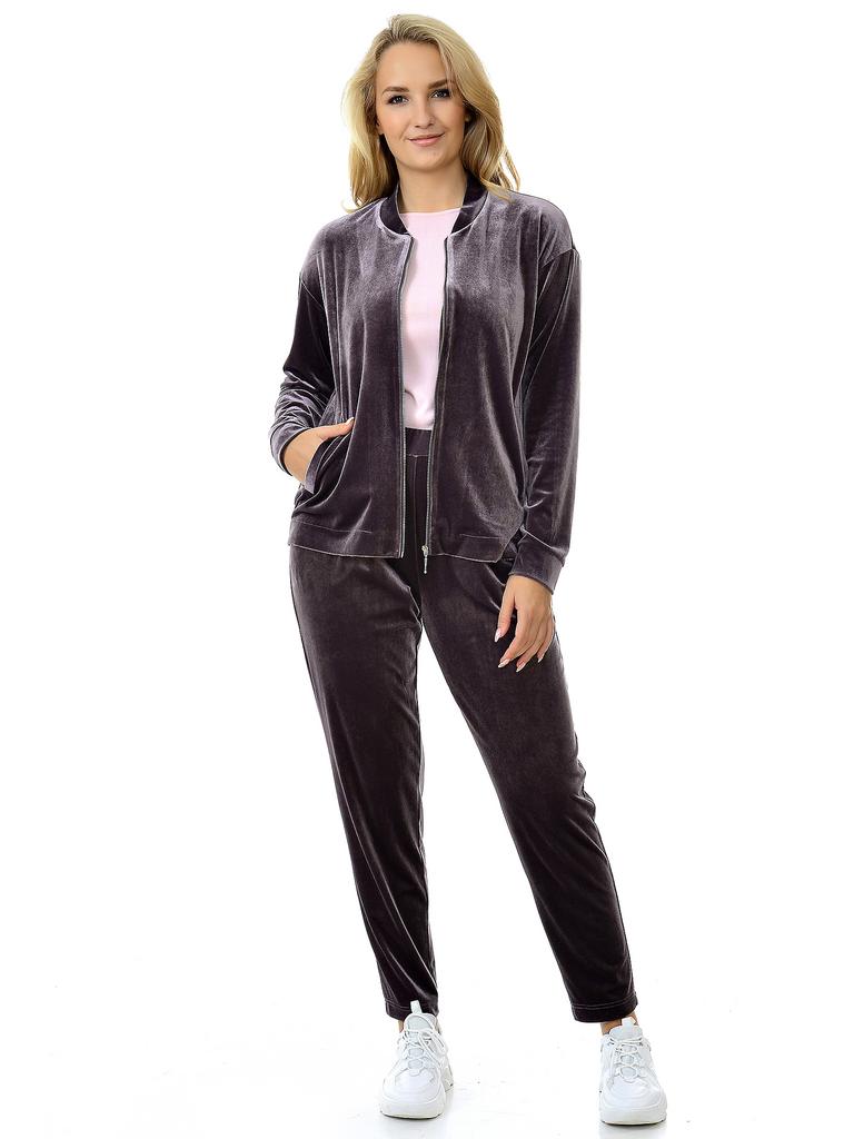 Костюм домашний женский (брюки + бомбер), круглогодичный, арт СРС0504-0403