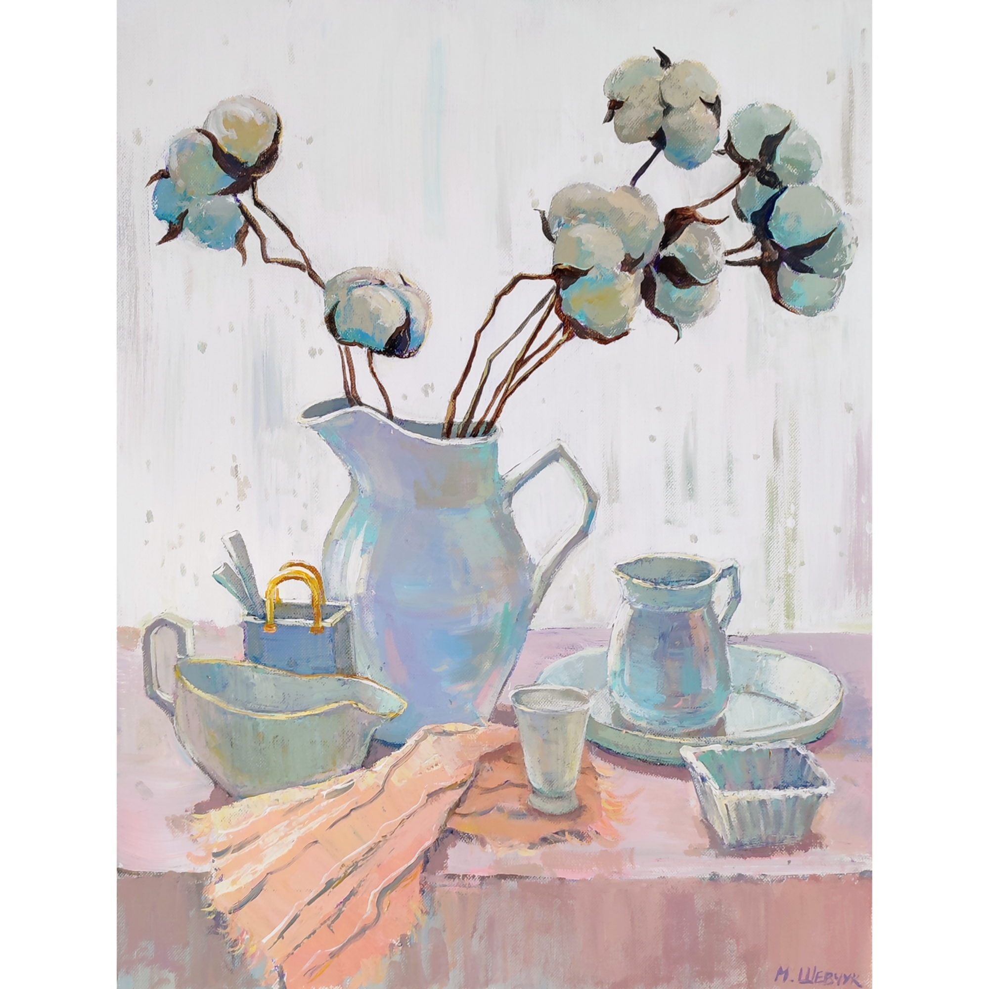 В ожидании весны, 65х50,  холст, акрил, 2023