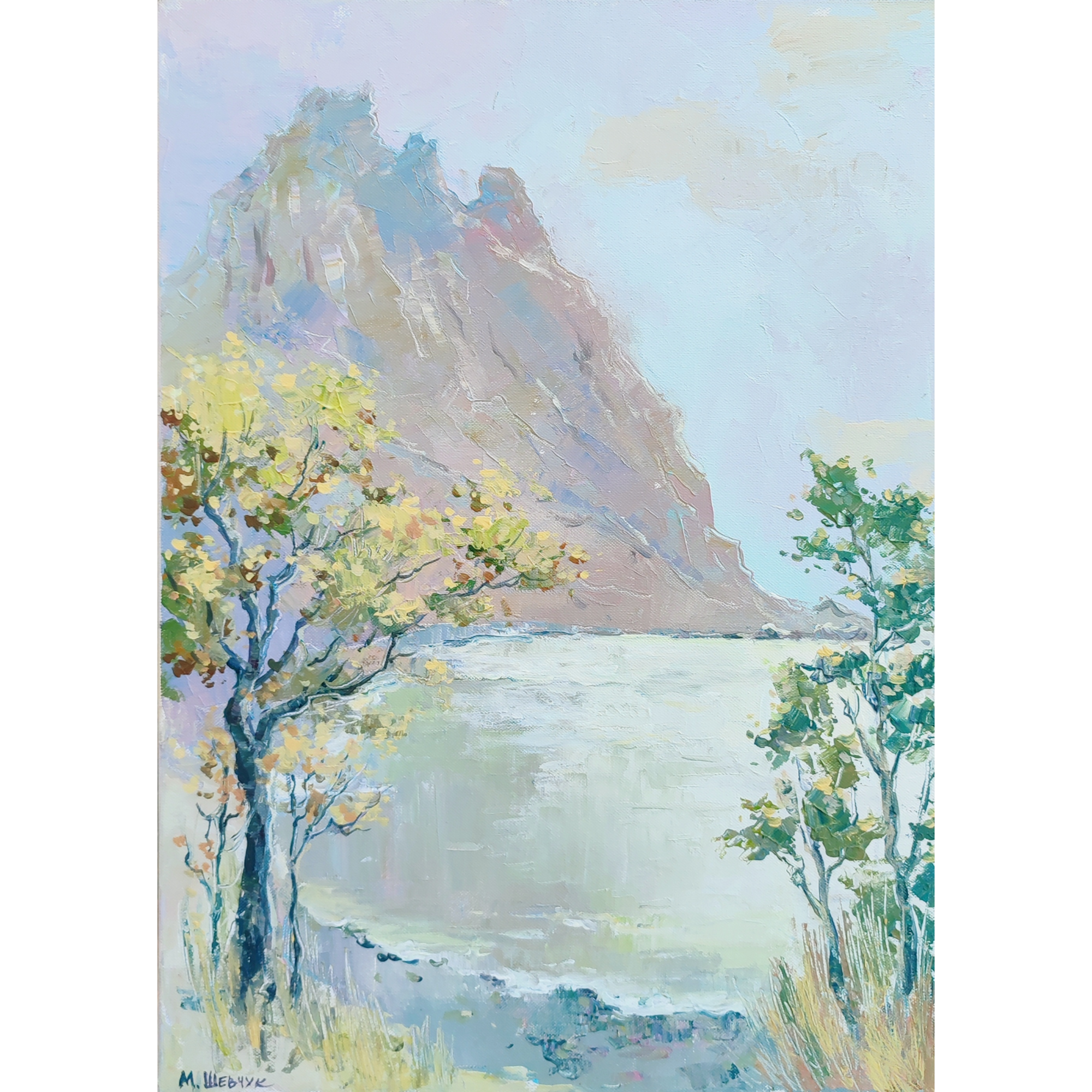 Нежность, 70х50, холст, акрил, 2022