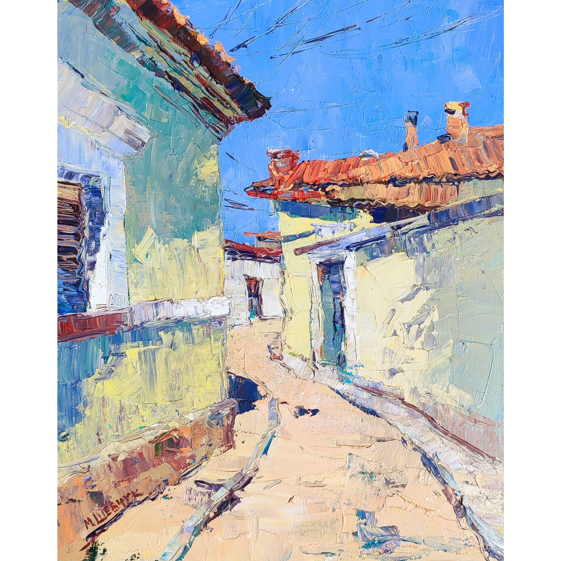 Бархатный день, 50х40, холст, акрил, 2022