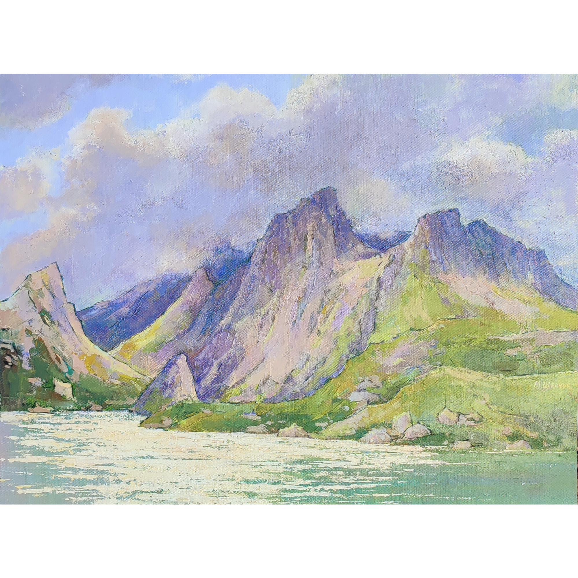 Благодать урочища Панагия 60х80, холст, акрил, 2023