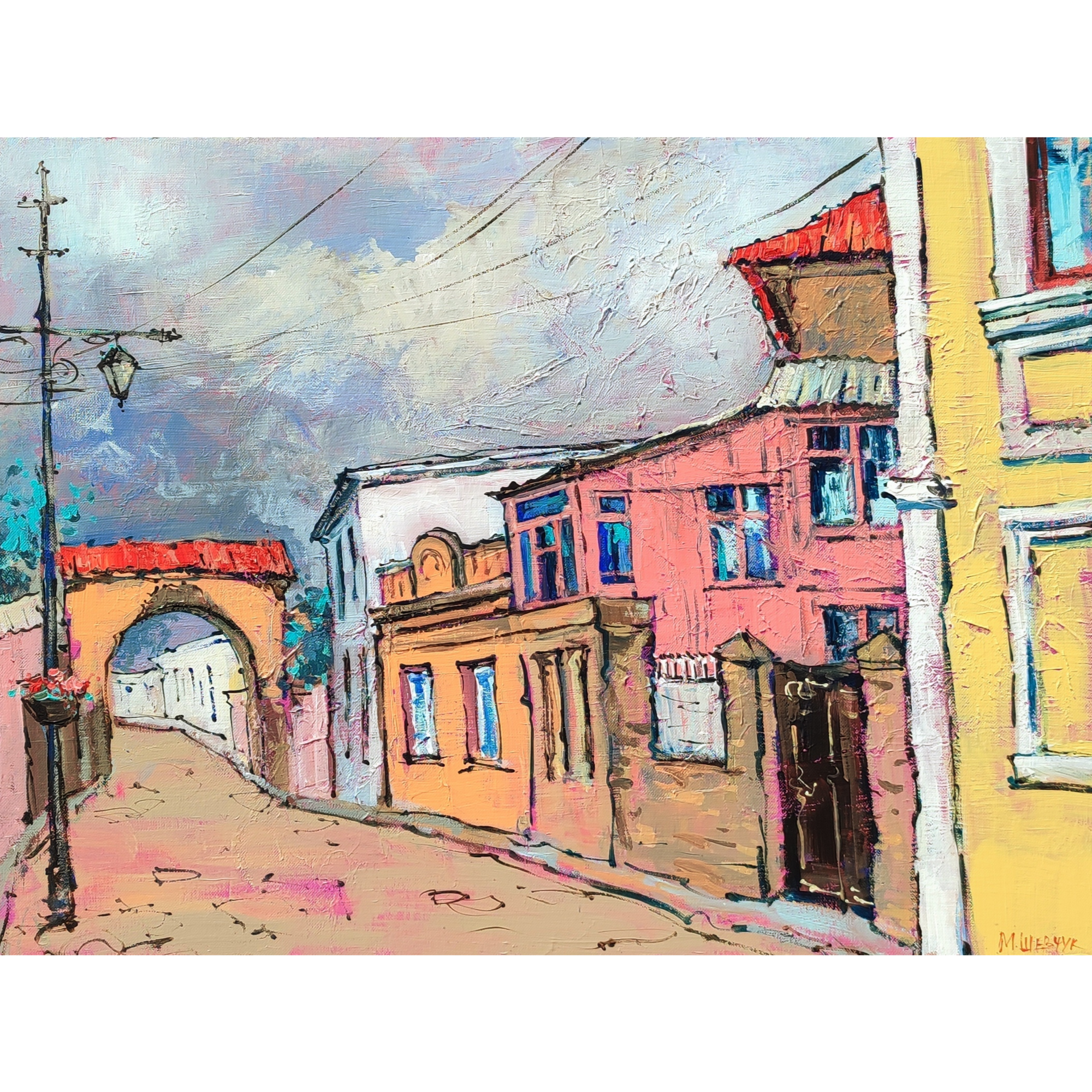 Живописная Евпатория, 60х80, холст, акрил, 2023