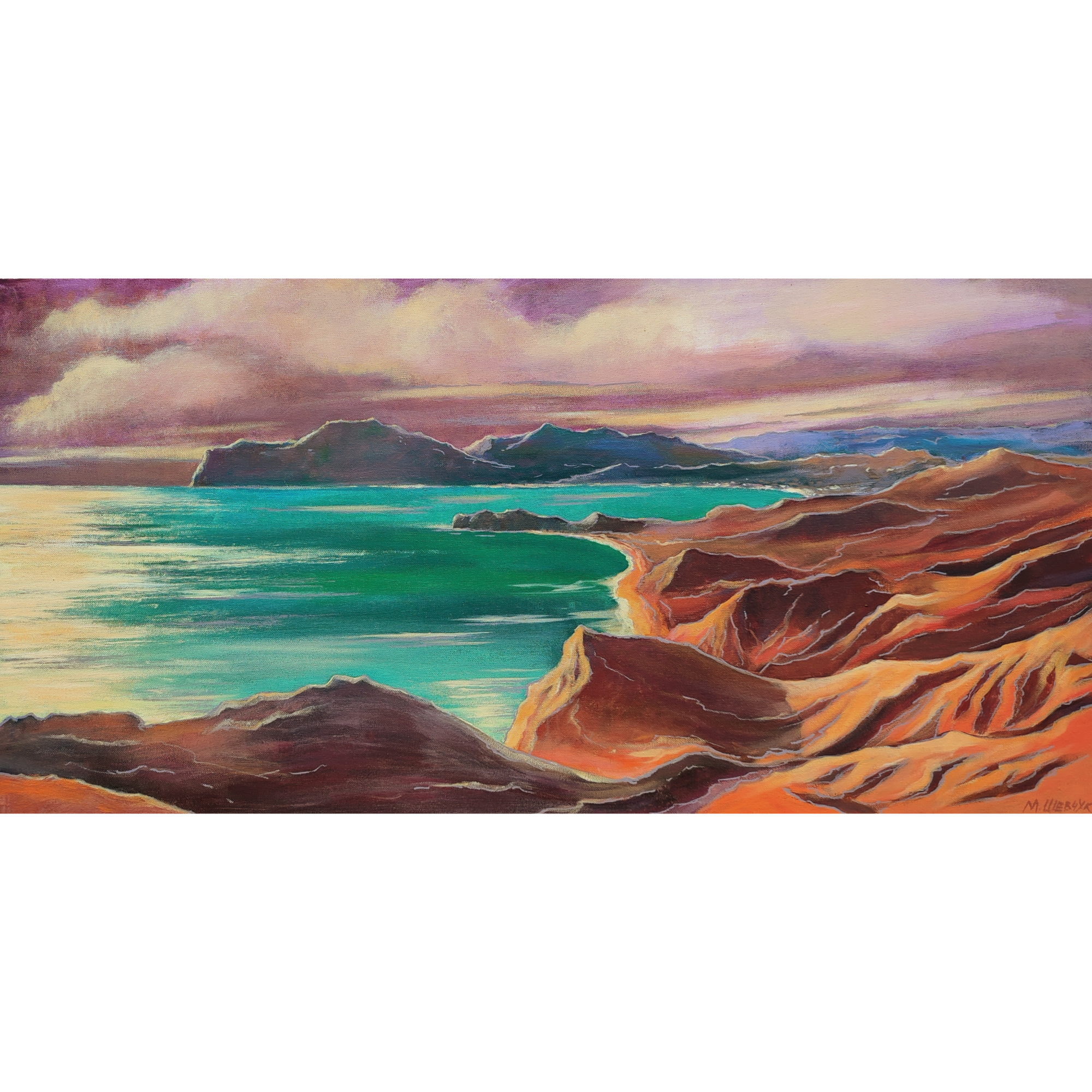 Магия гор, 60х120, х., акр., 2023