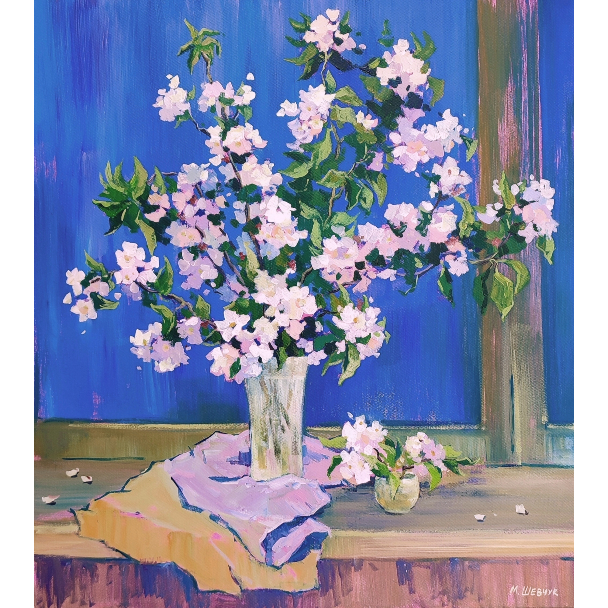 Майская ночь, 90х80, х., акр., 2022