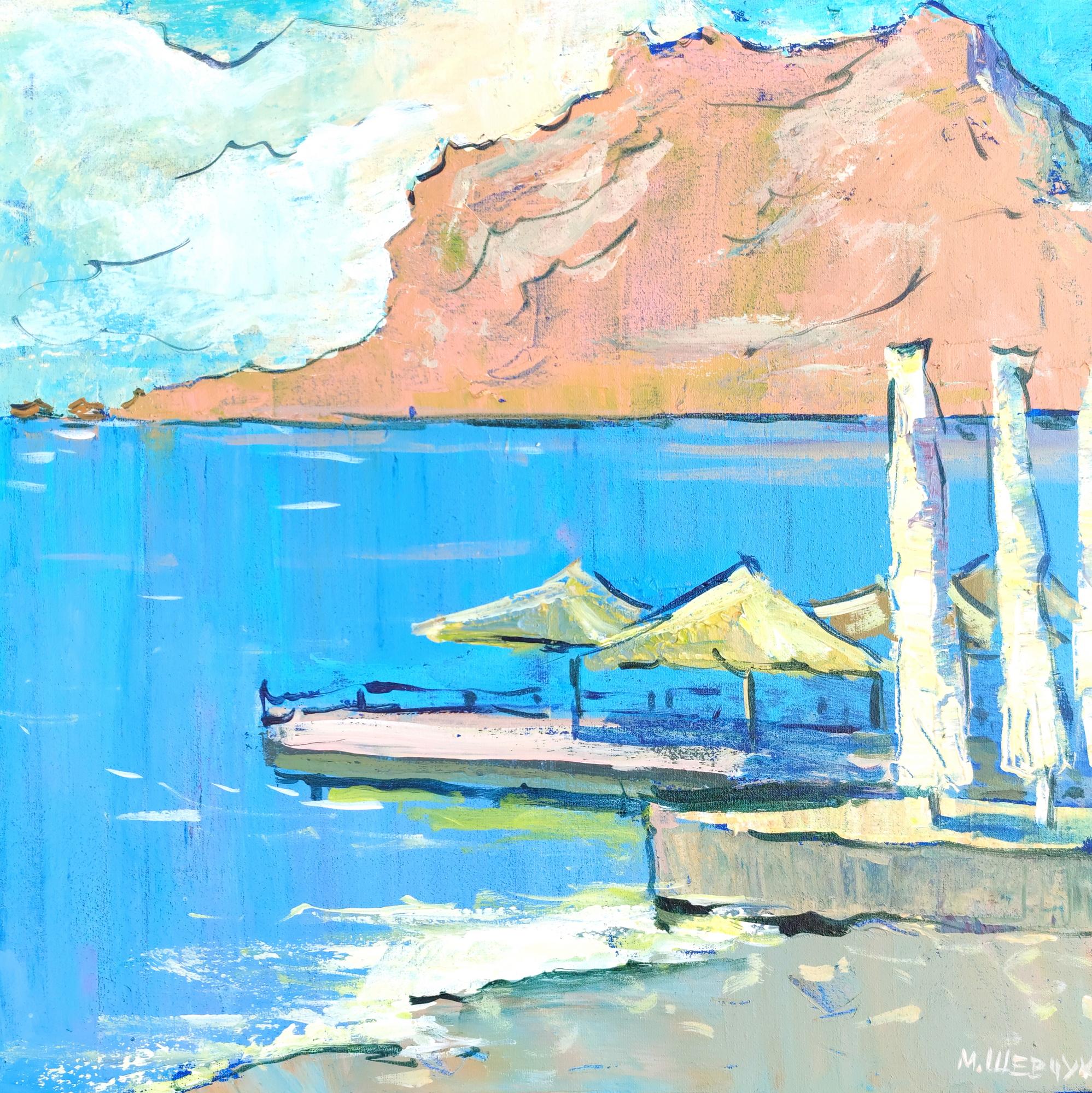 Солнечный день, 40х40, х., акр., 2022