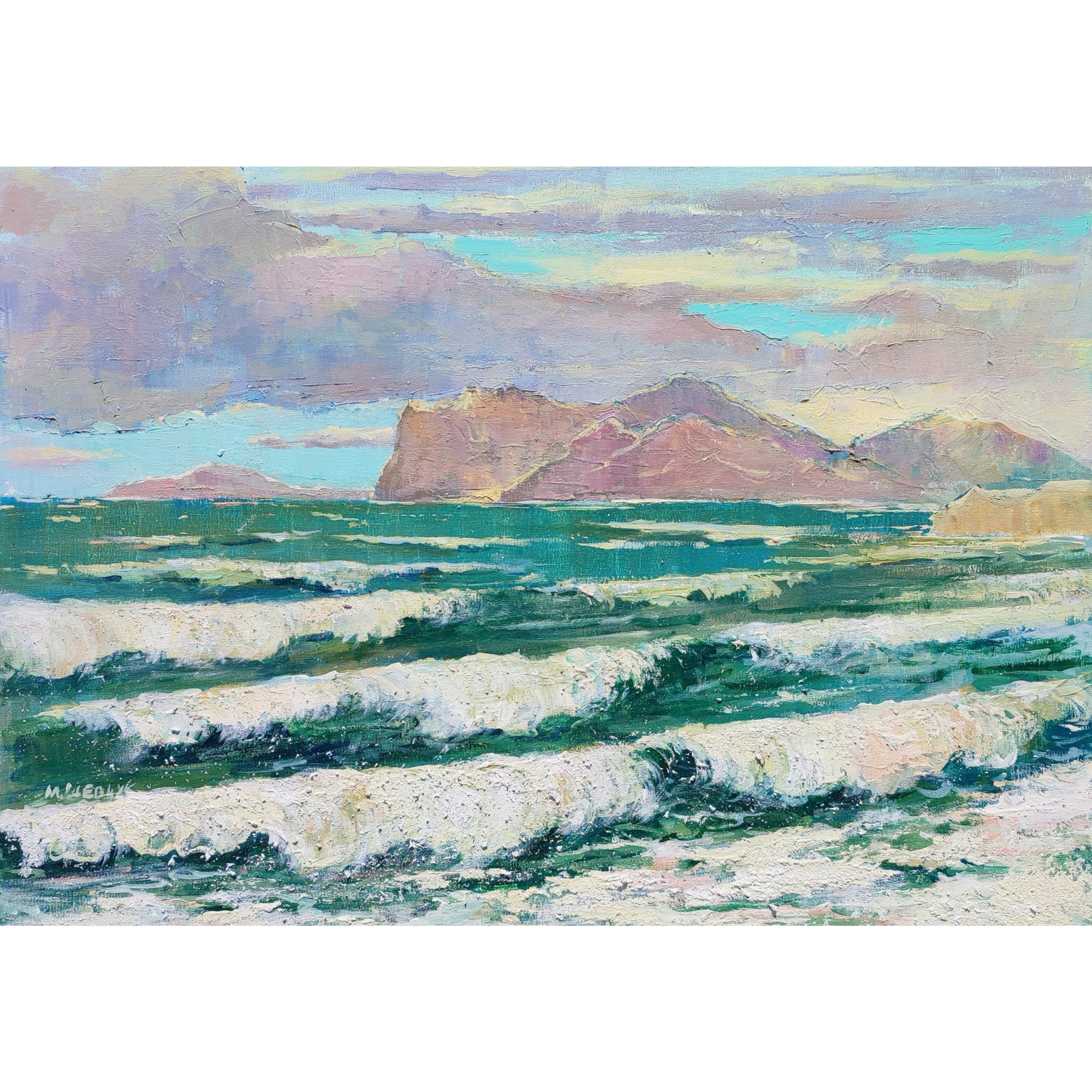 В Орджоникидзе ветер, 50х70, х., акр., 2022