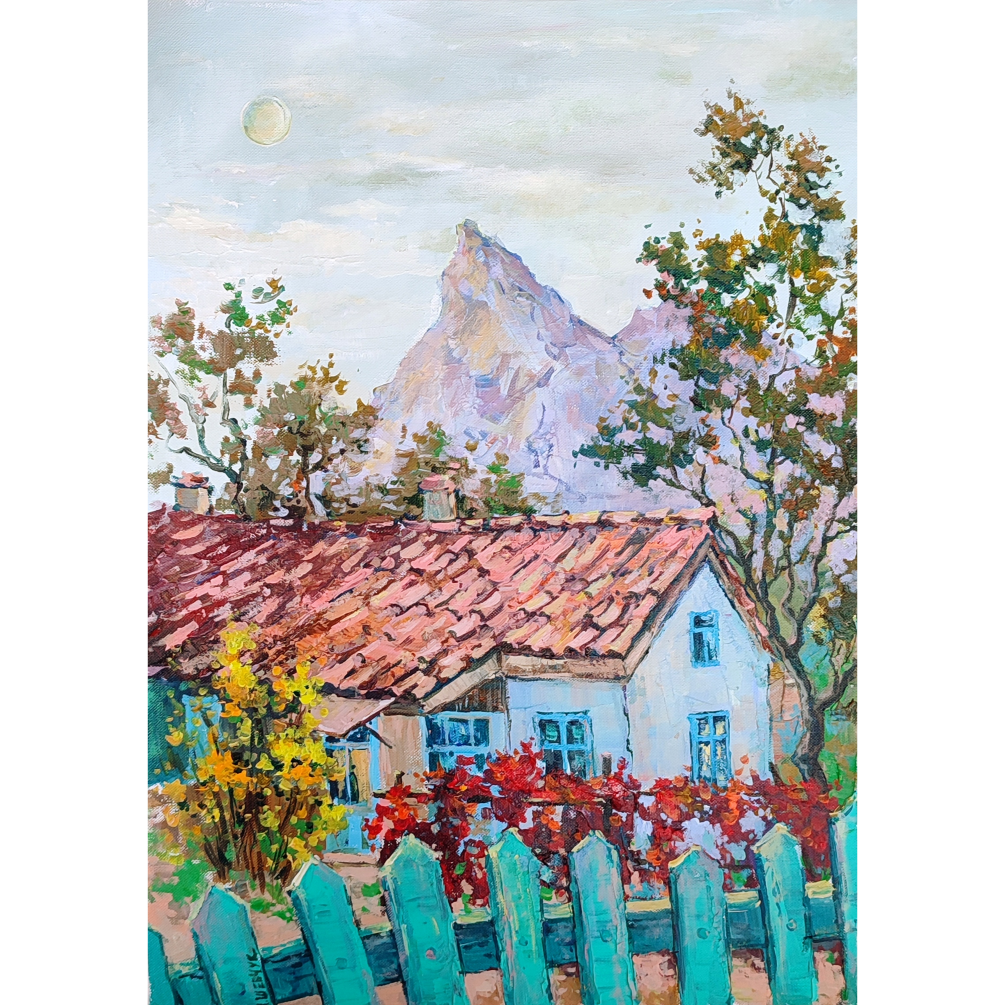 Октябрь. Коктебель. 70х50, х., акр., 2022