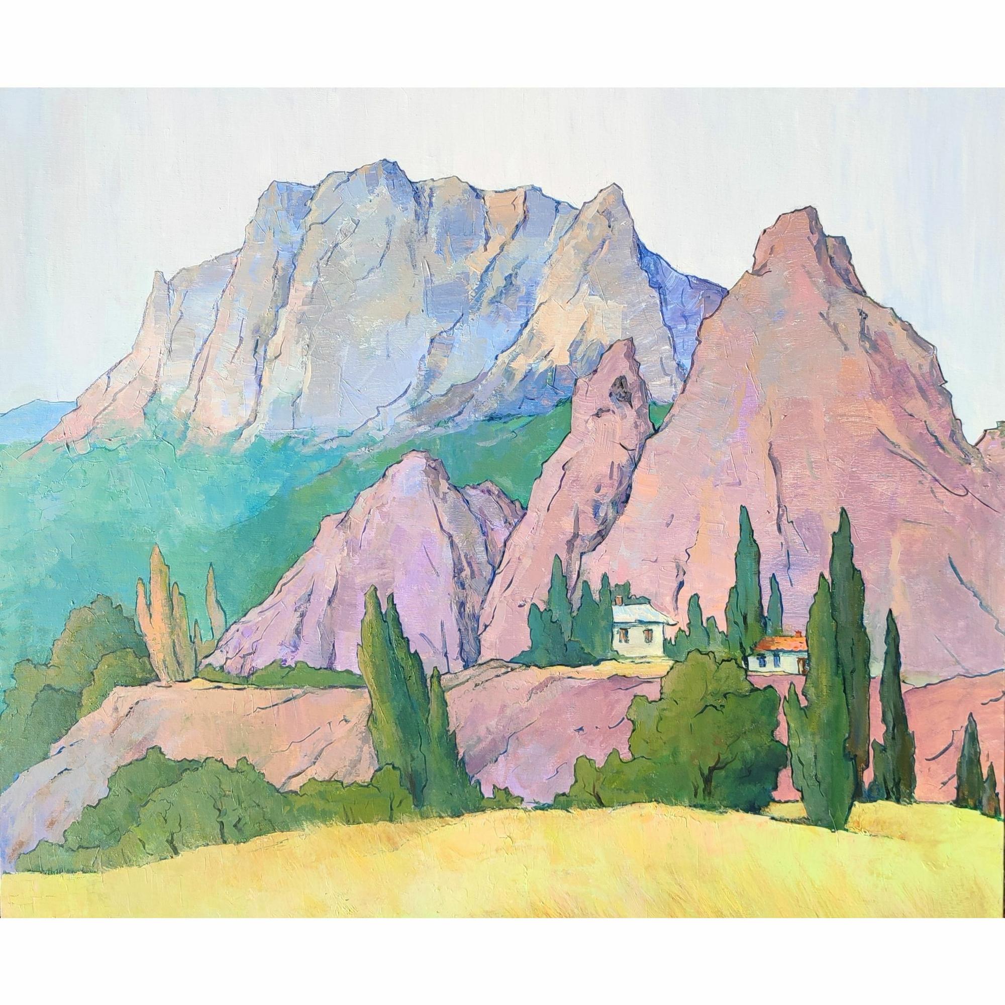 Тайна Деликли-кая, 100х120, холст, акрил, 2023