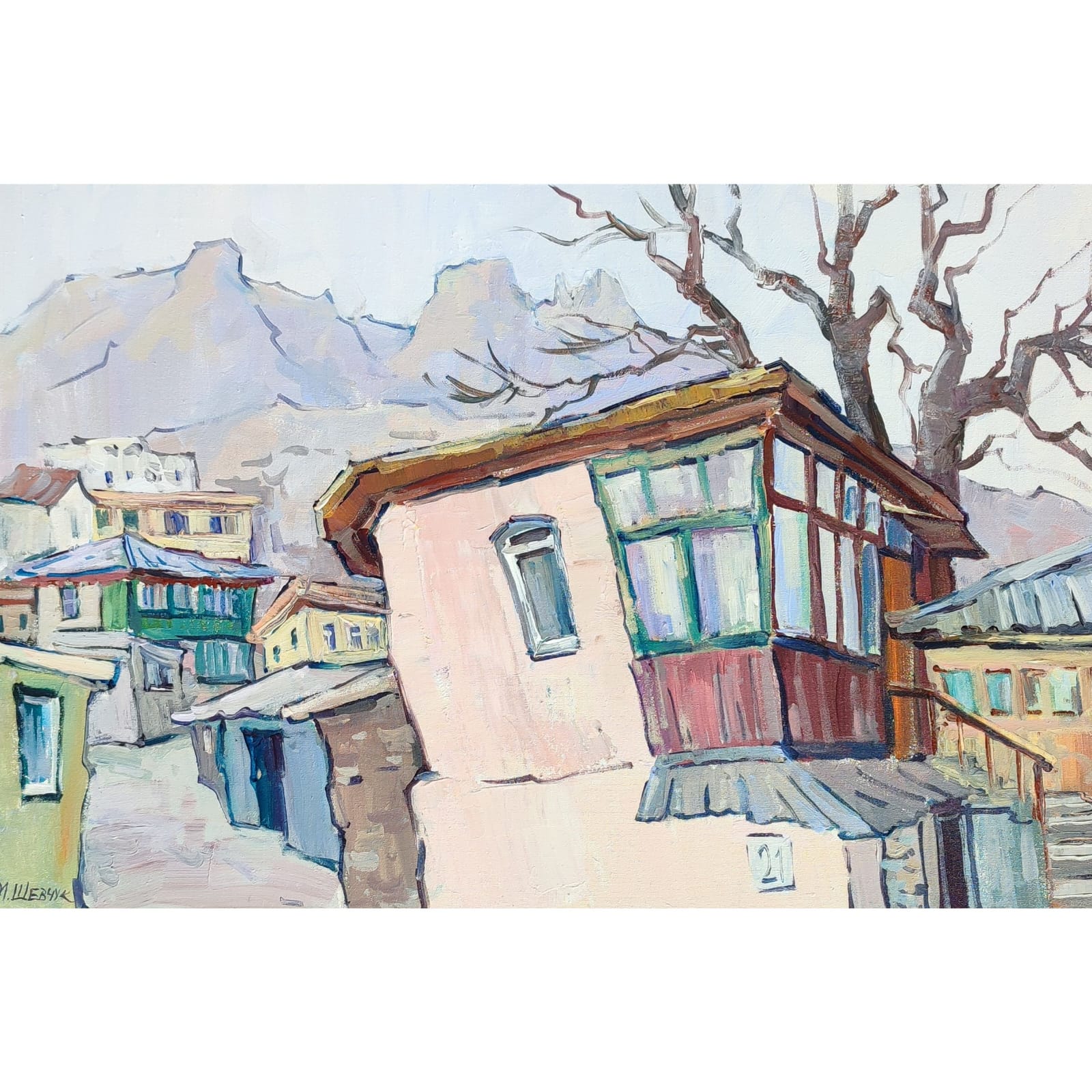 Дух Алупки 40х60, холст, акрил, 2024