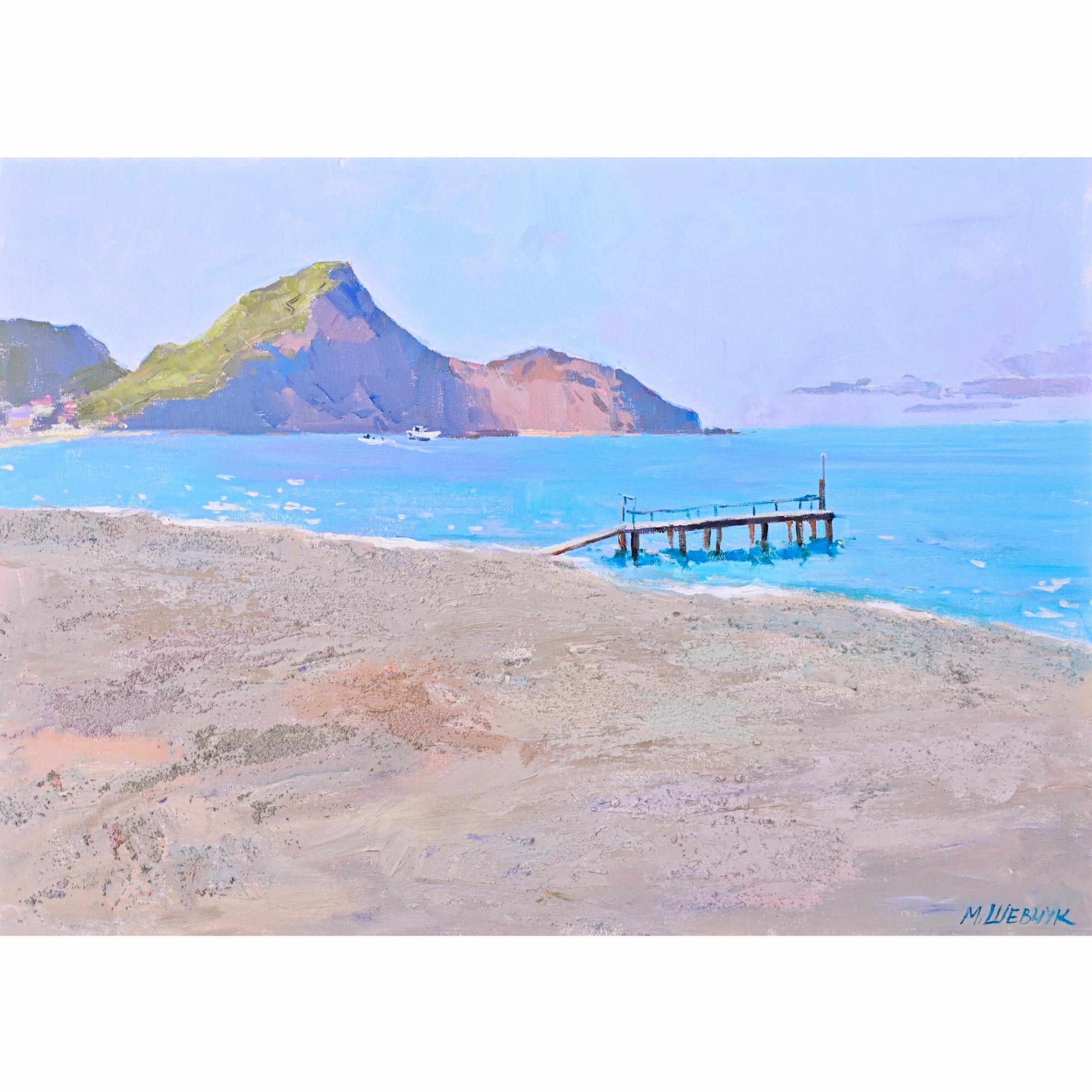 Теплый день в Орджоникидзе, 50х70, холст, акрил, 2025