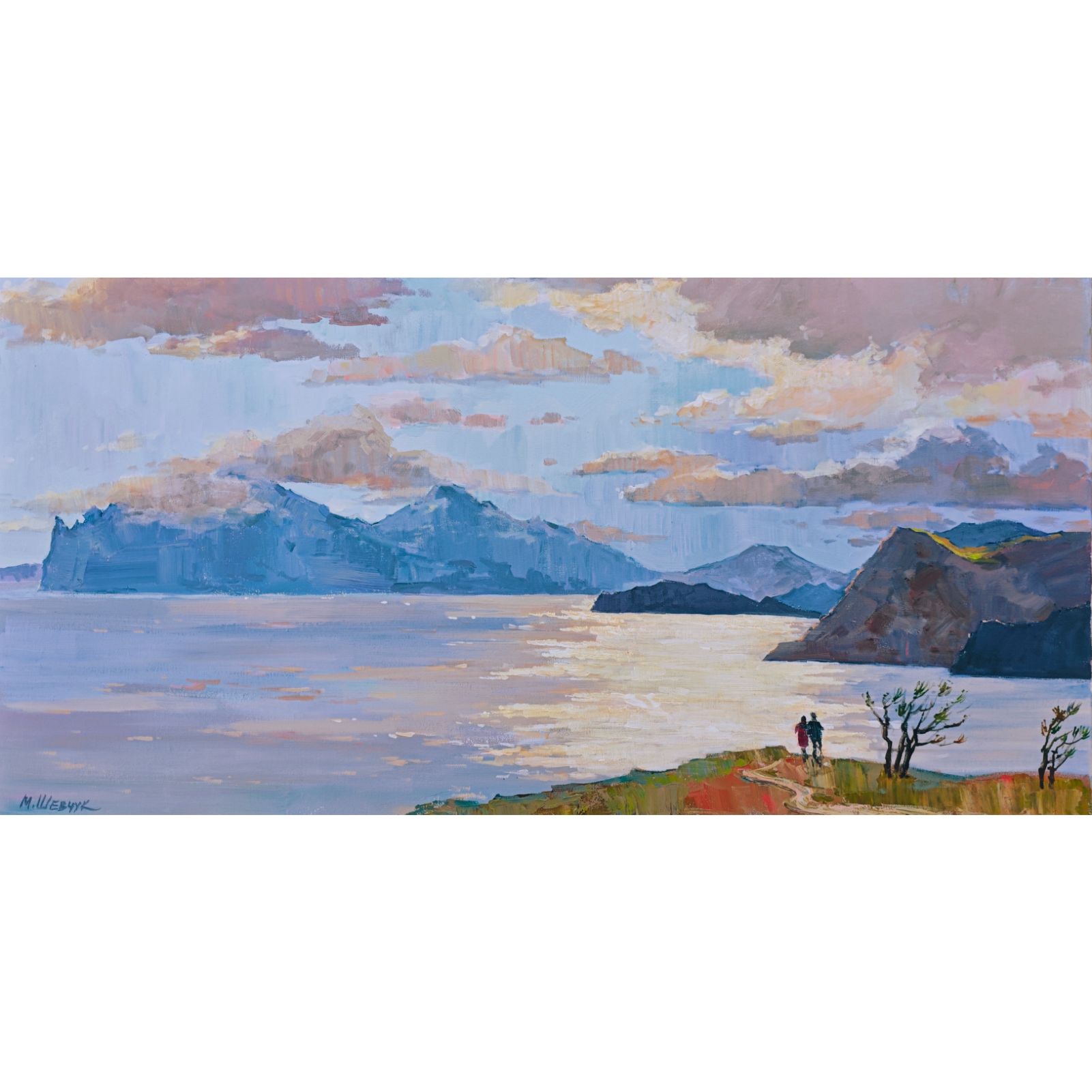 Впереди вечность 50х100, холст, акрил, 2025