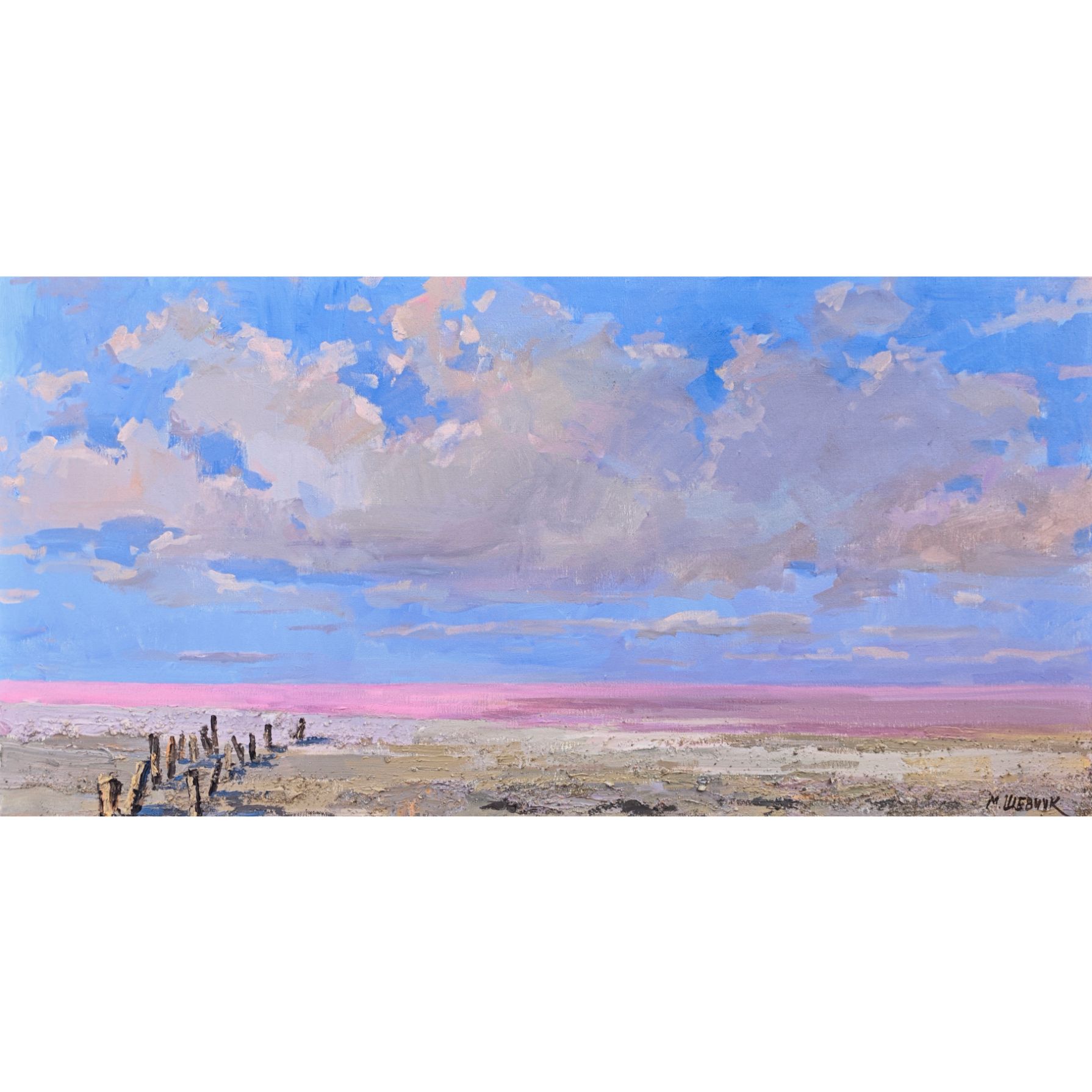 В невесомости, 50х100, холст, акрил, 2025