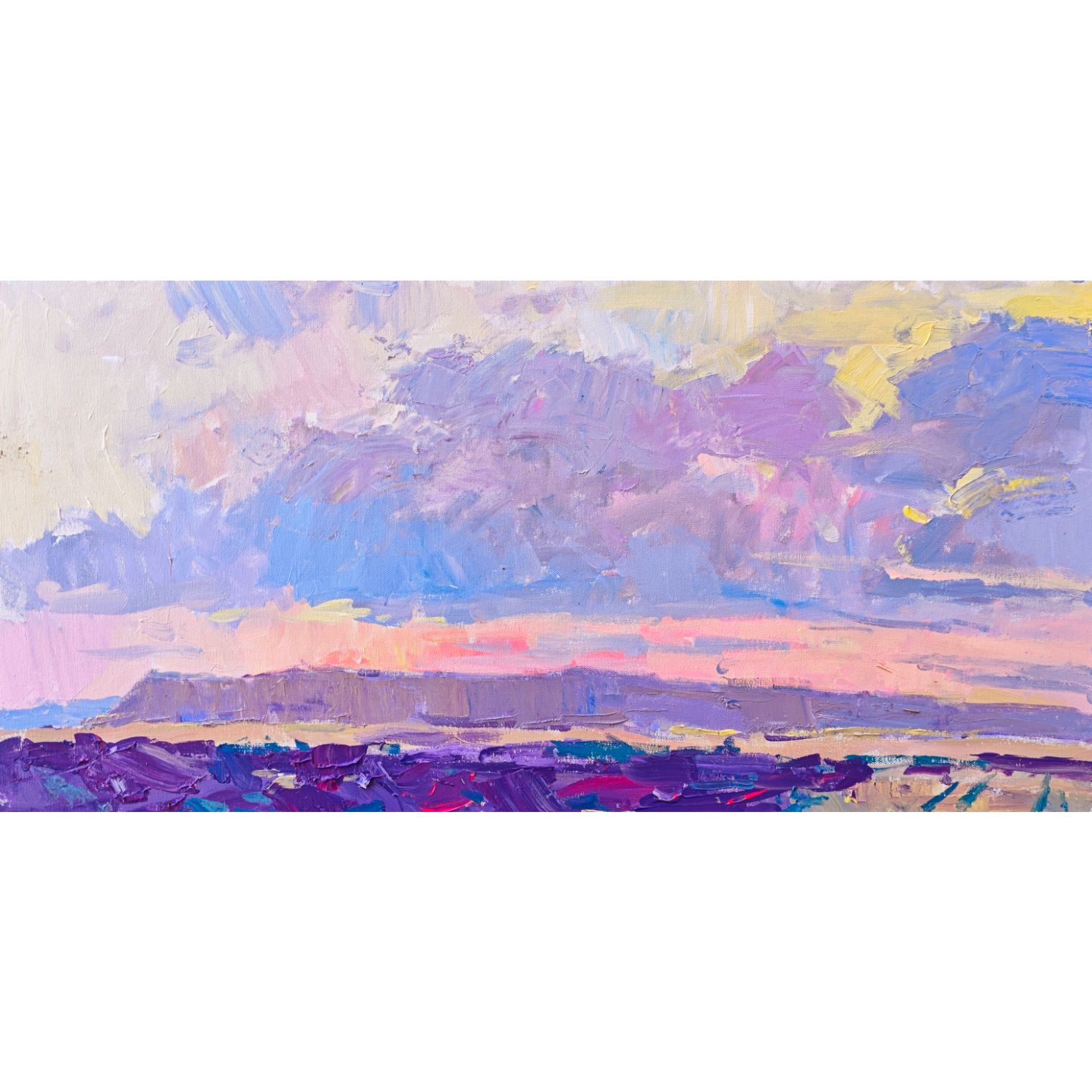 Мгновение вечности 40х70, холст, акрил, 2025