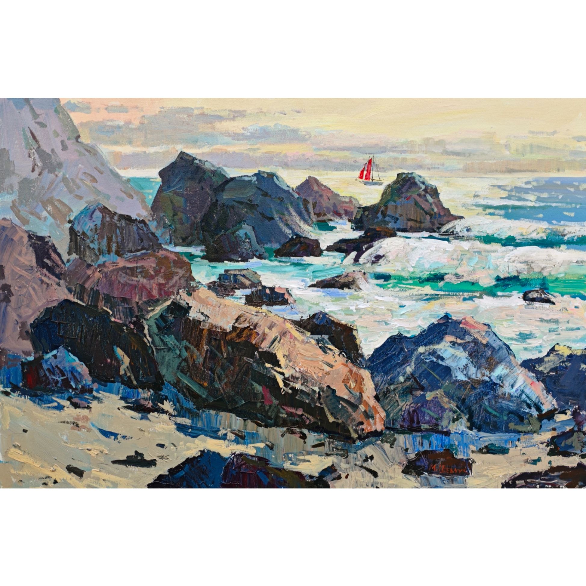 По пути в Зурбаган, 100х50, холст, акрил, 2025