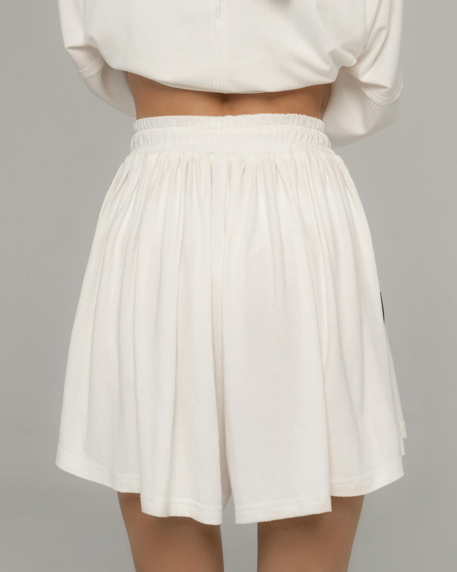 Шорты лапша white