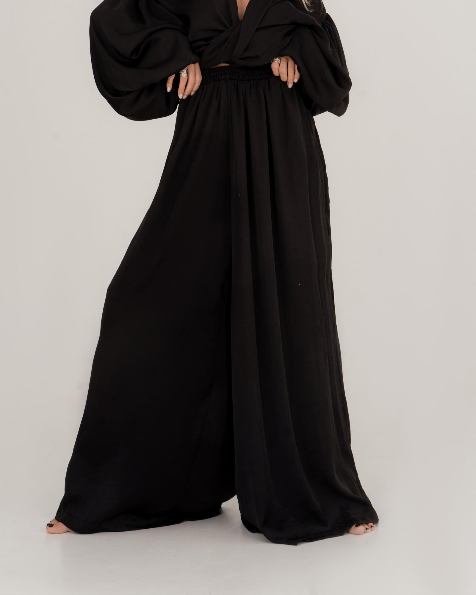 Брюки Black мятый шёлк S24