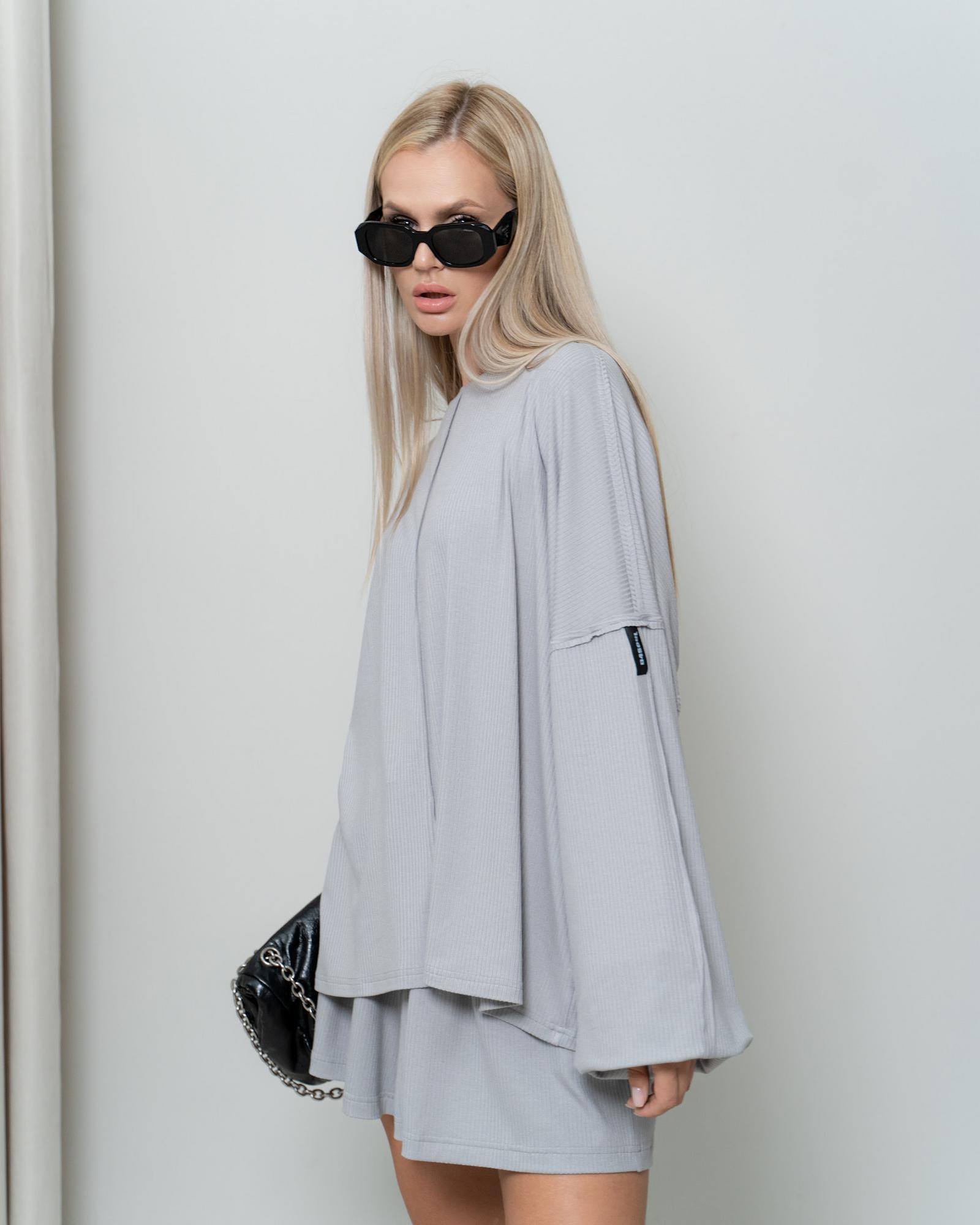 Лонг autumn24  grey лапша