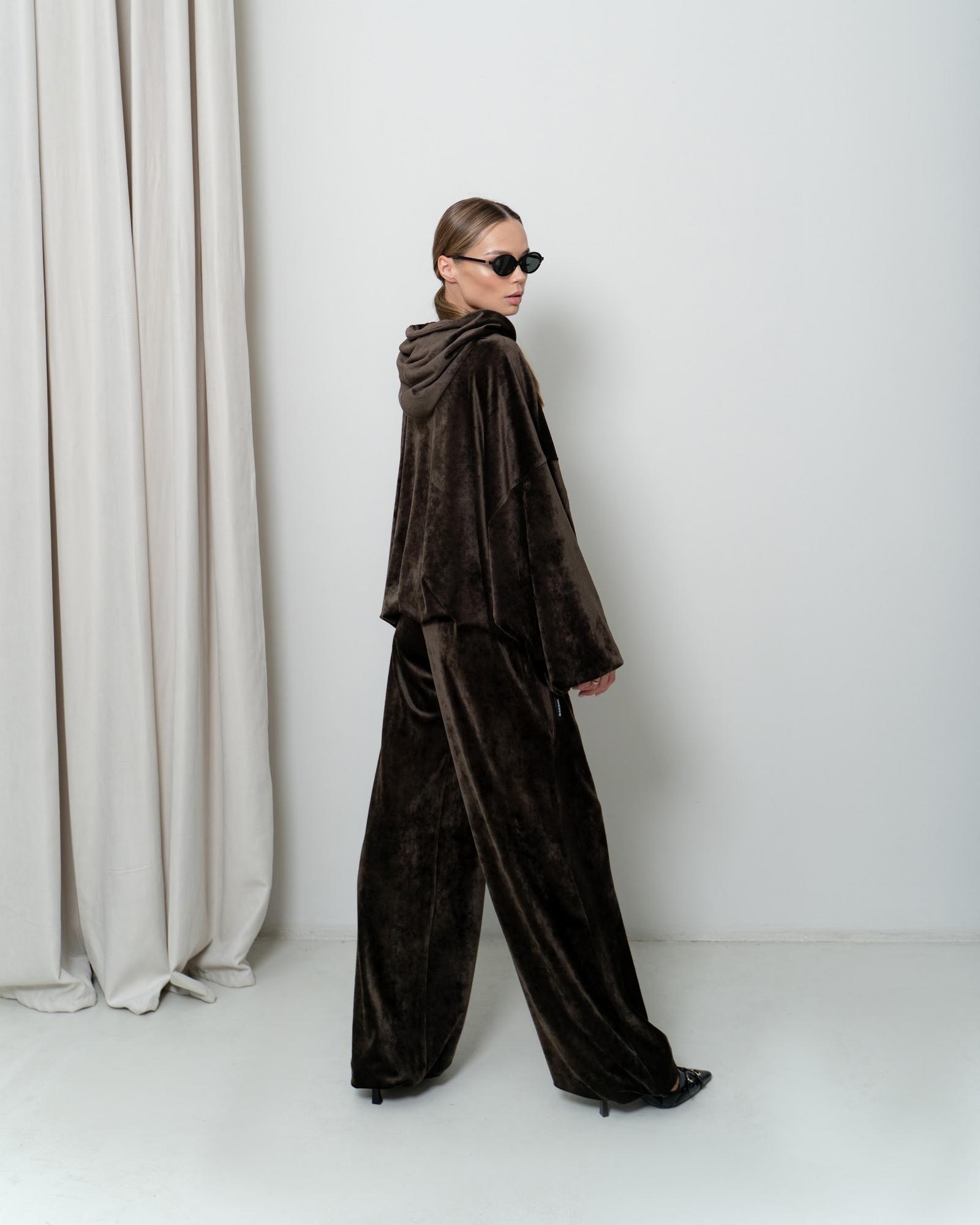 Брюки велюр chocolate