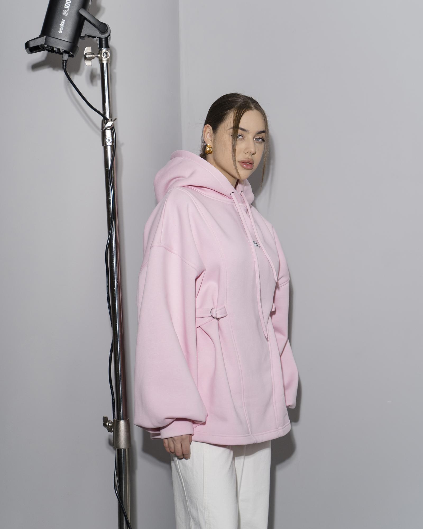 Худи с утяж. Pink