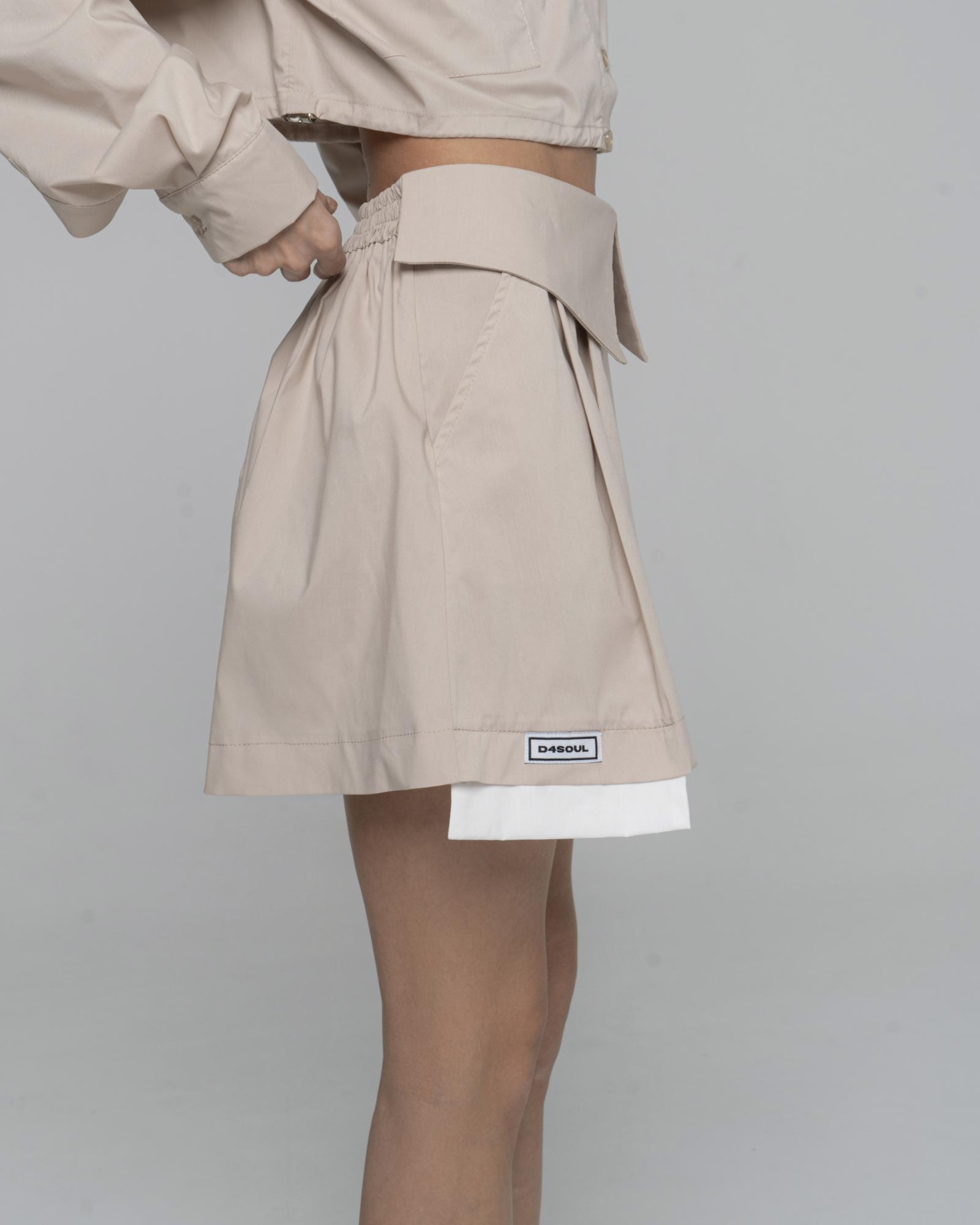 Юбка Beige & White