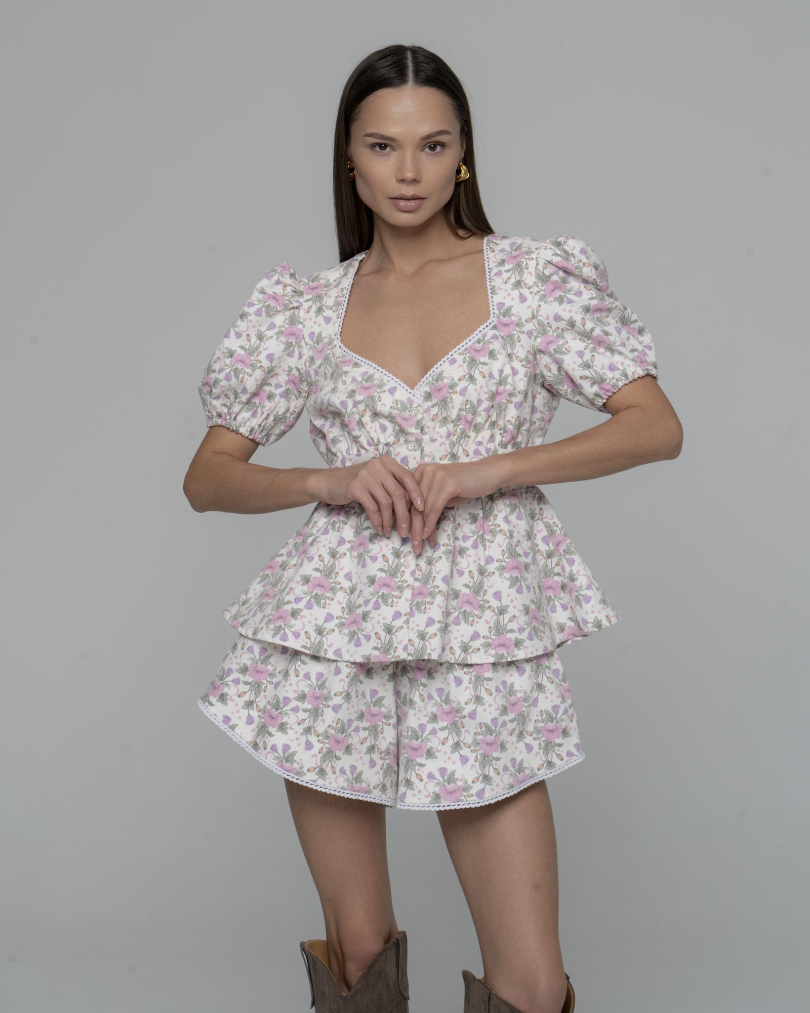 Шорты джинса Flowers