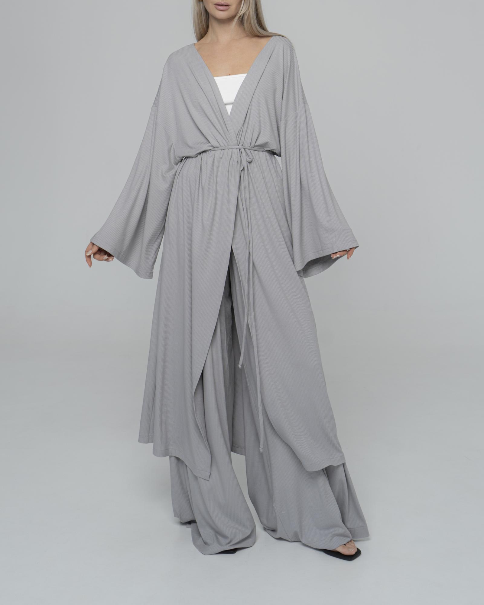 Брюки лапша Grey