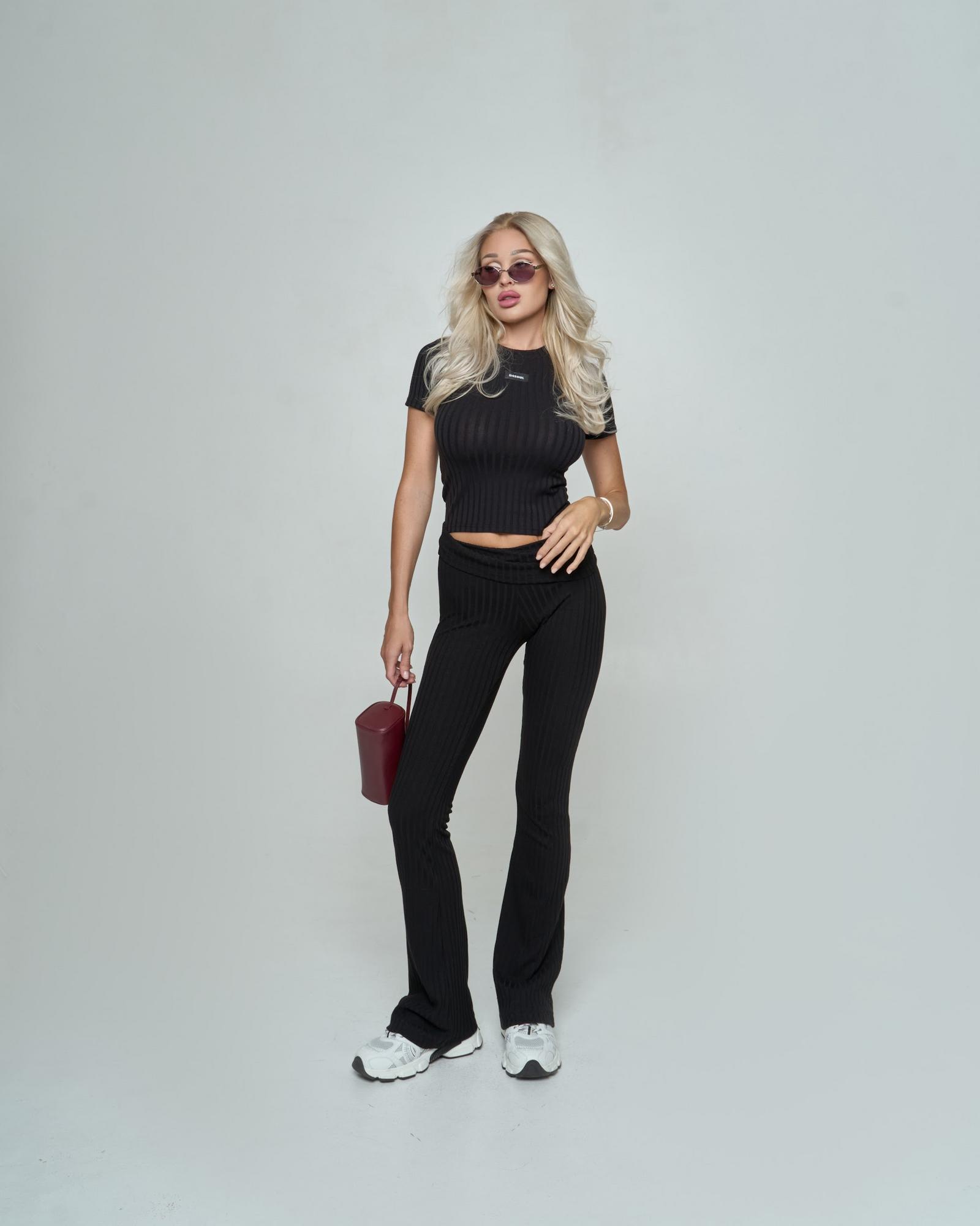 Футболка Mini25 black лапша