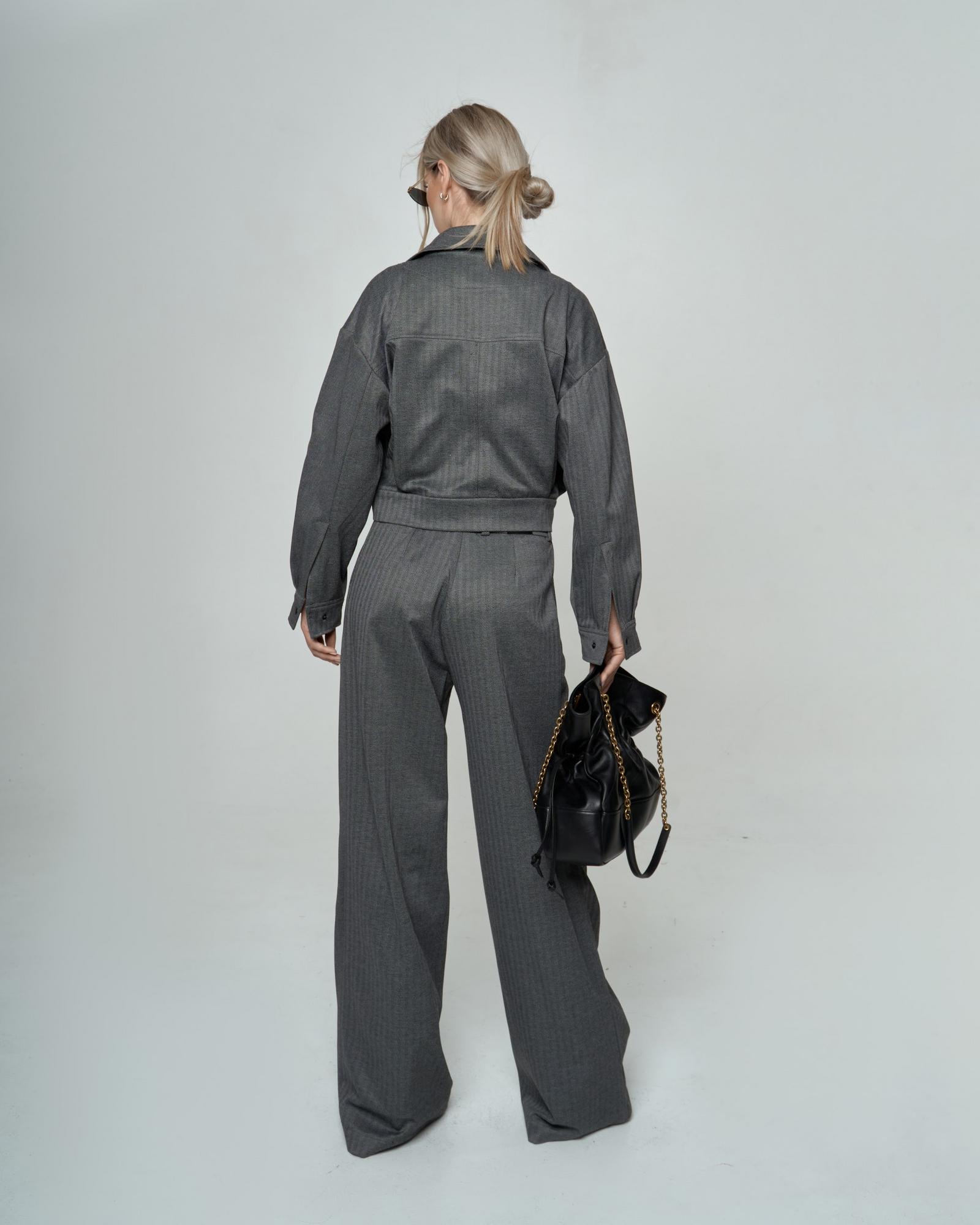 Бомбер джерси Grey