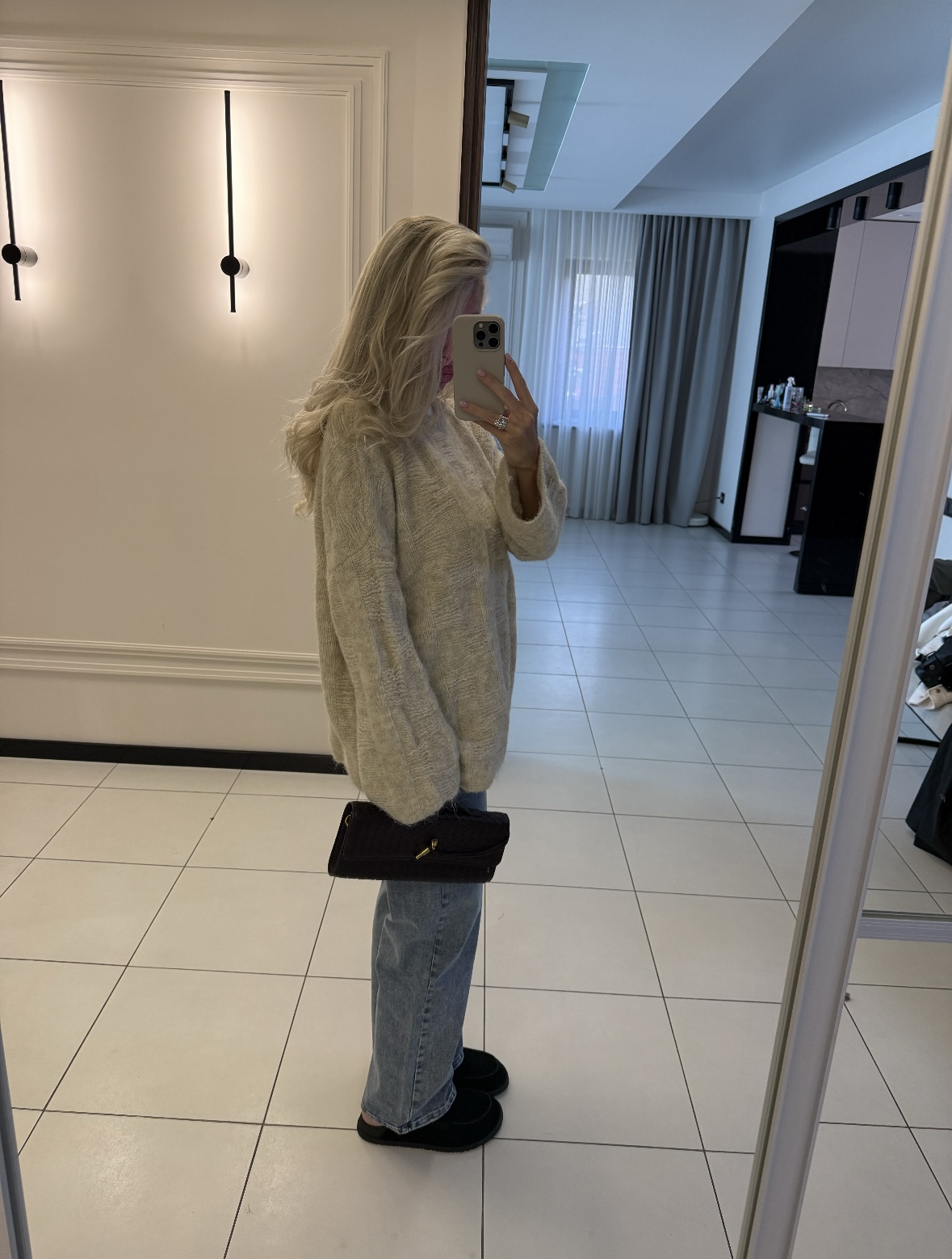 Свитер шерсть Beige