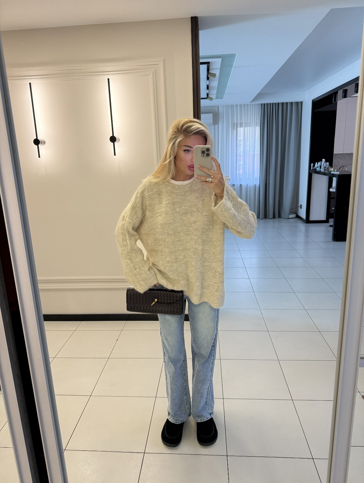 Свитер шерсть Beige