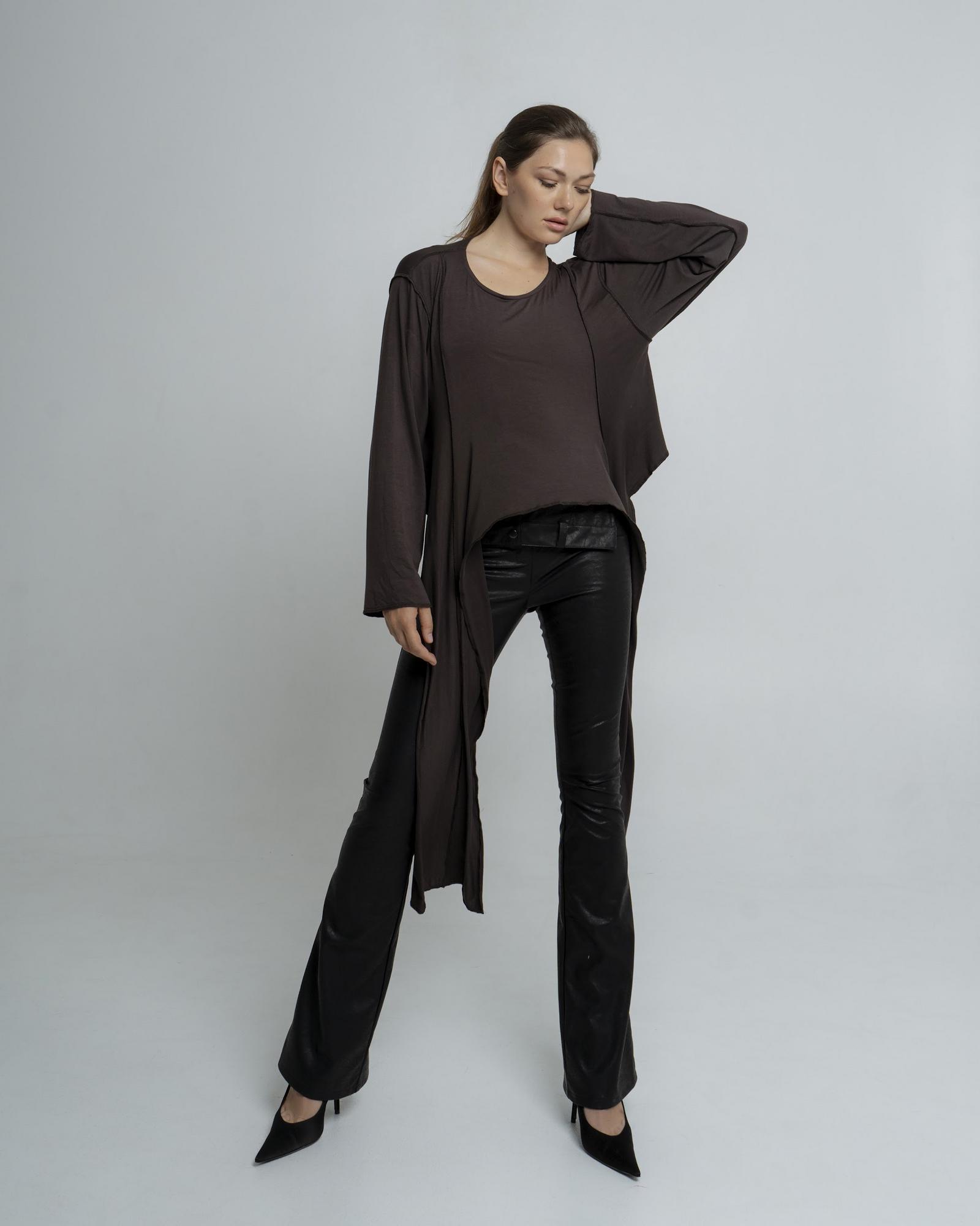 Лонгслив с зав Dark Grey