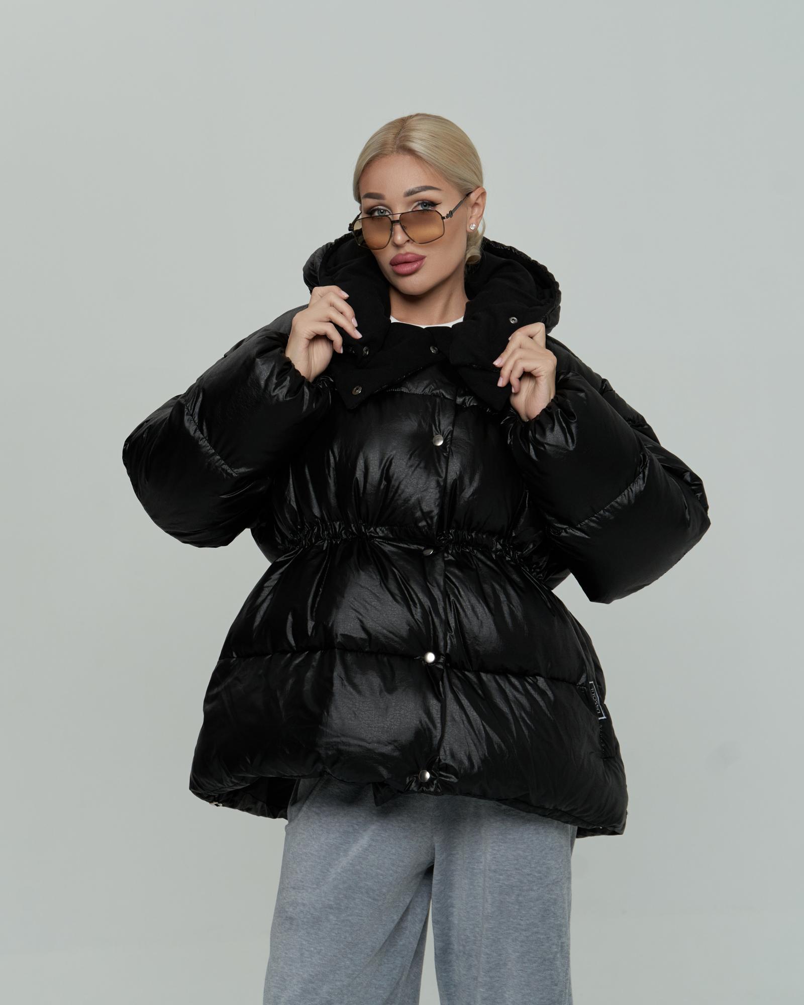 Пуховик Marshmallow на кулиске Wet Black