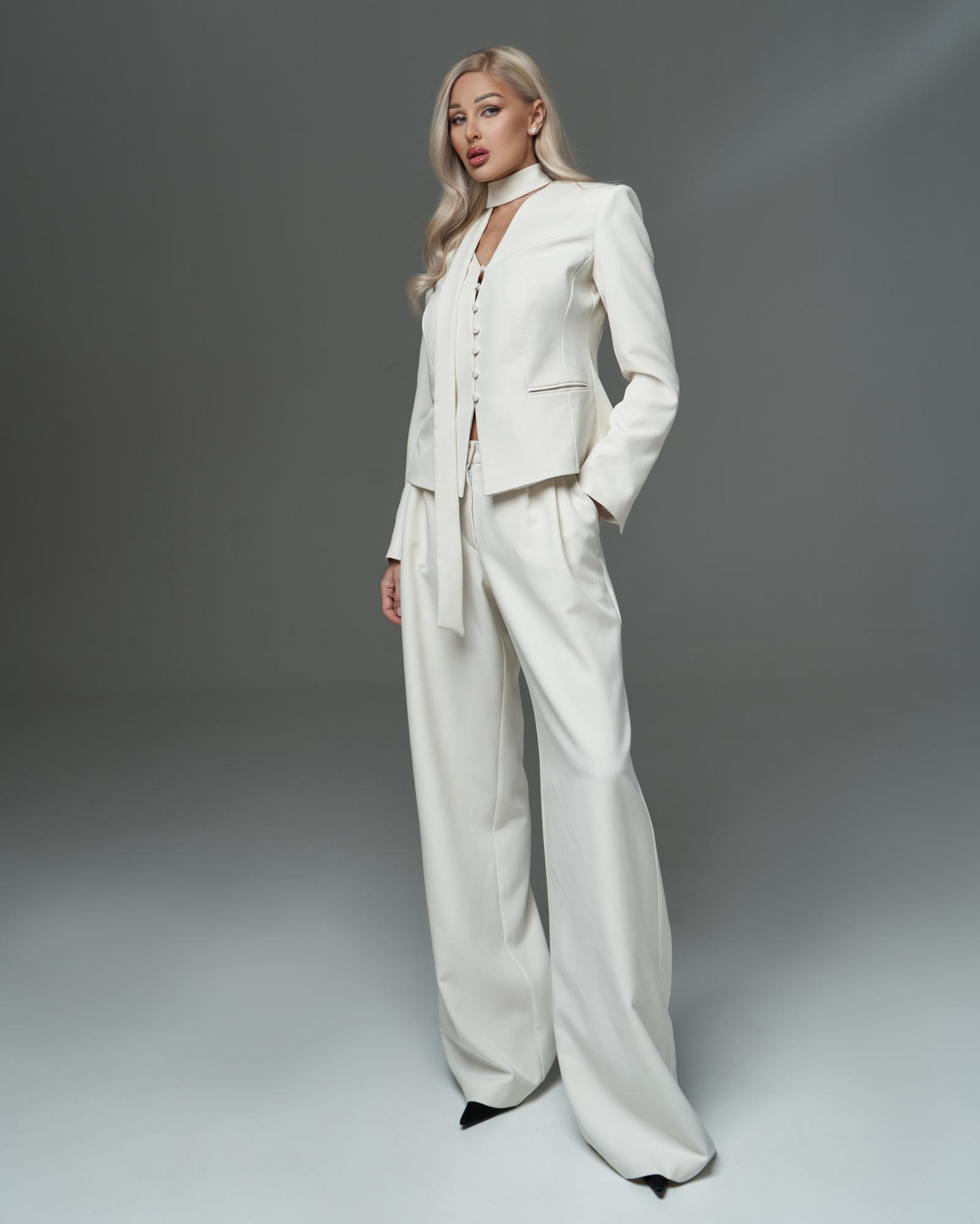 Брюки WHITE CODE молочный