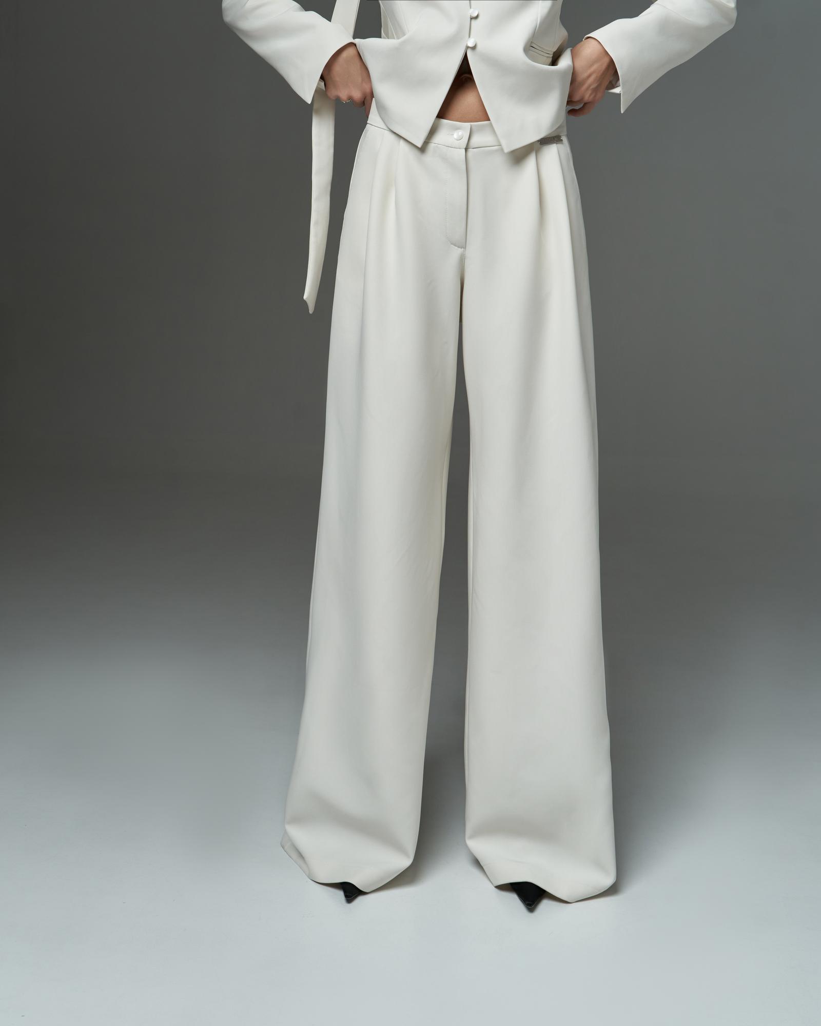 Брюки WHITE CODE молочный