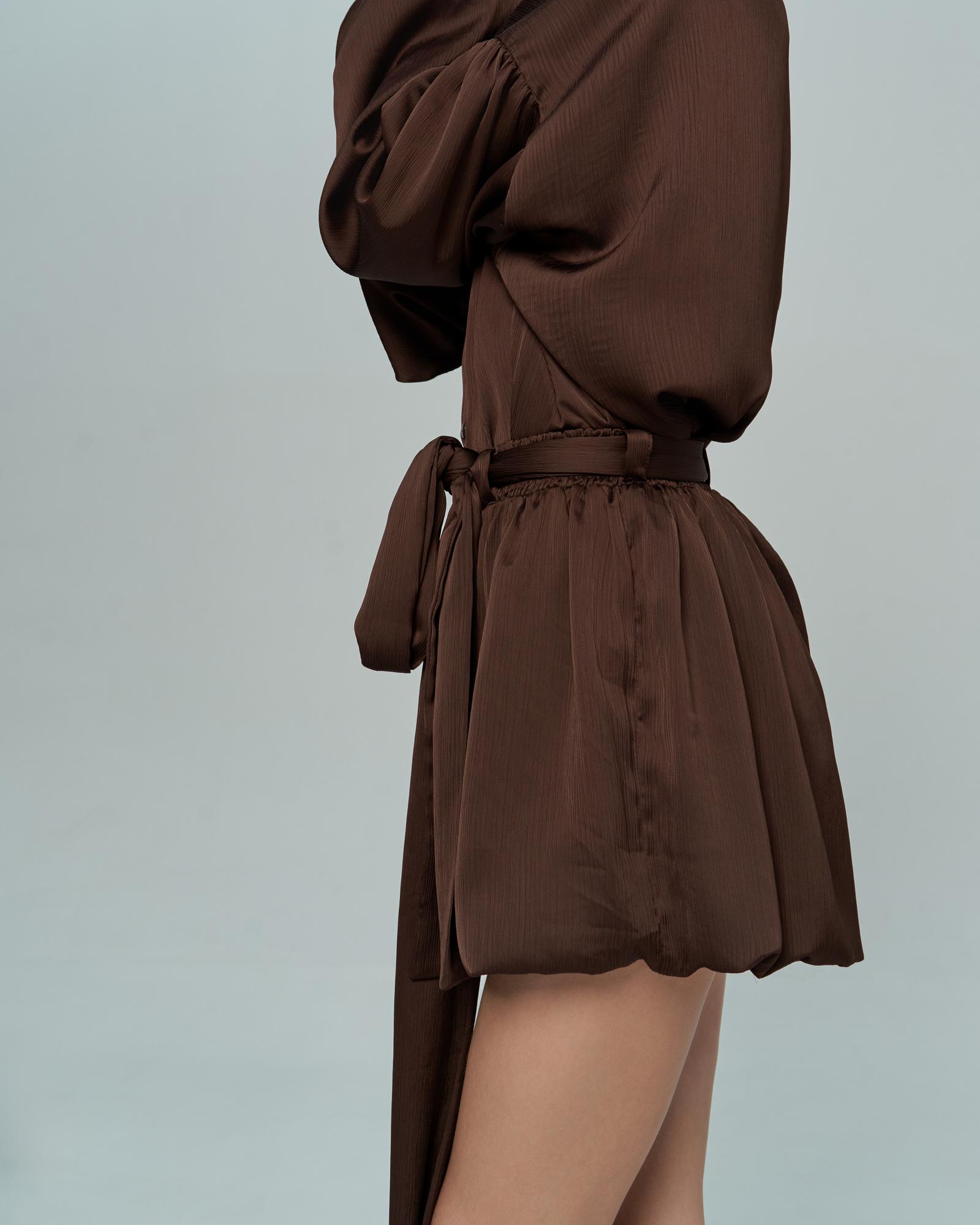 Шорты шелк шоколад.