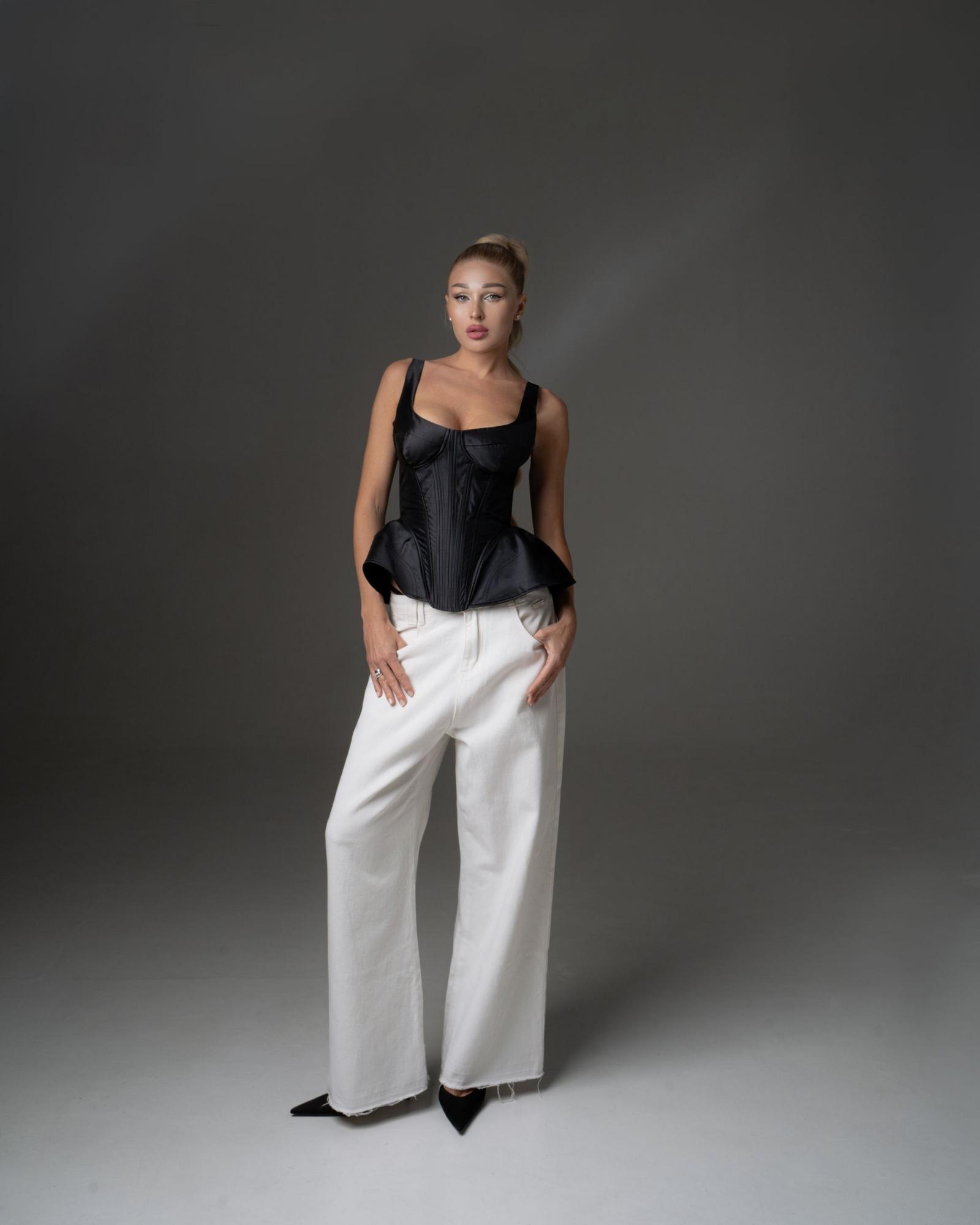 Корсет Black тафта