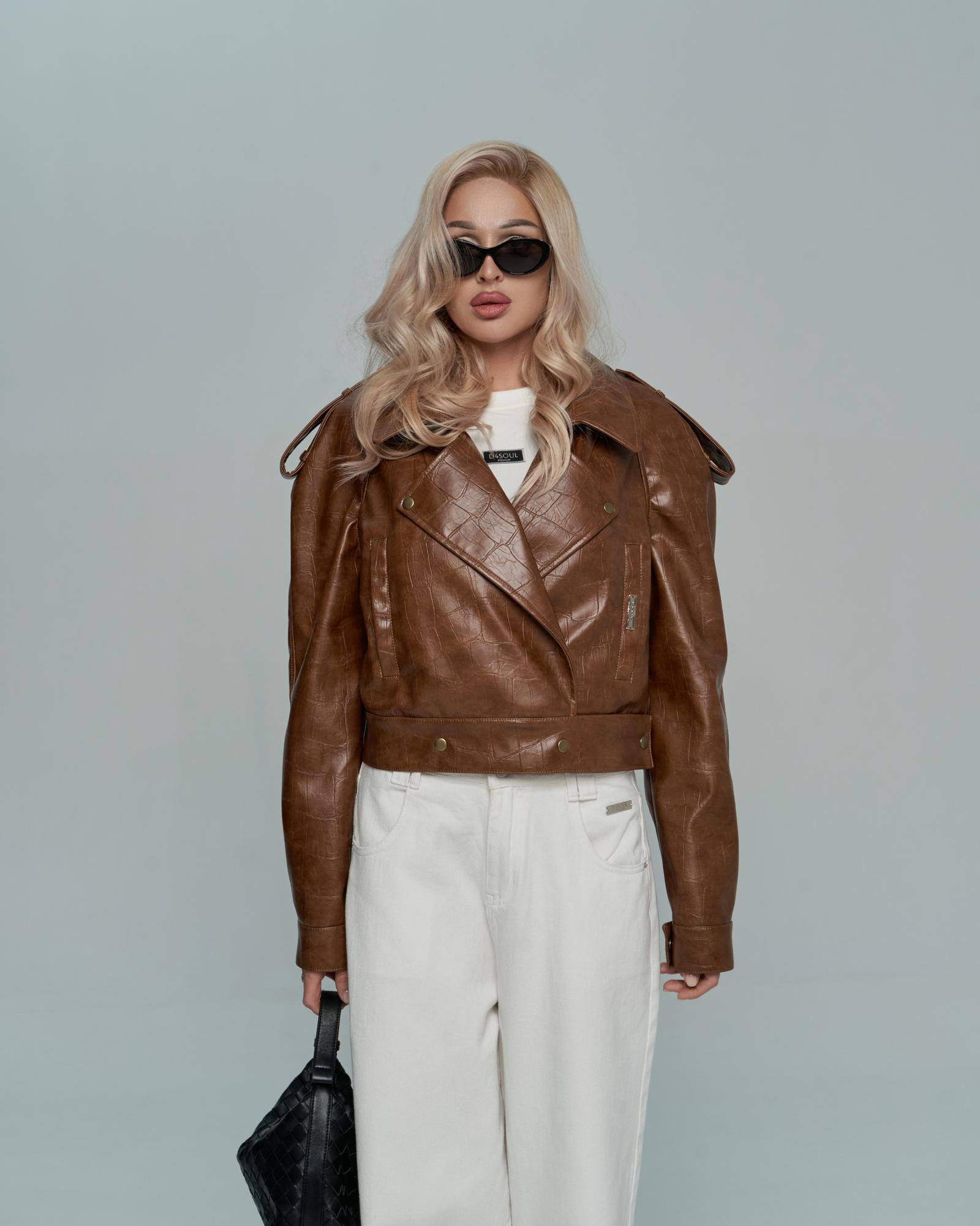 Куртка косуха Brown