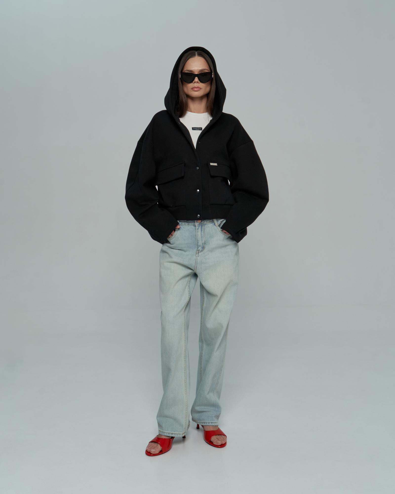 Бомбер черный 26