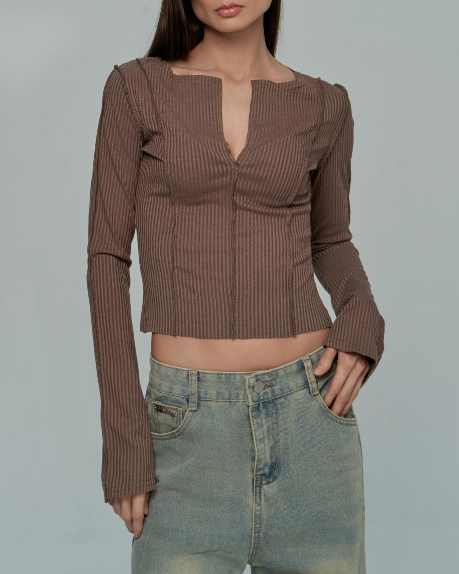 Лонгслив корич. 26