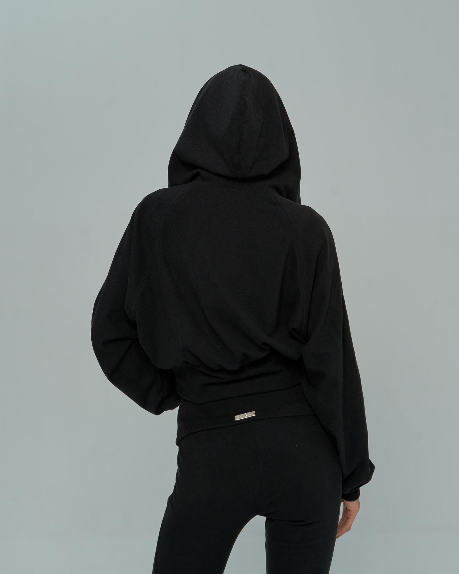 Худи корсет Black фл.