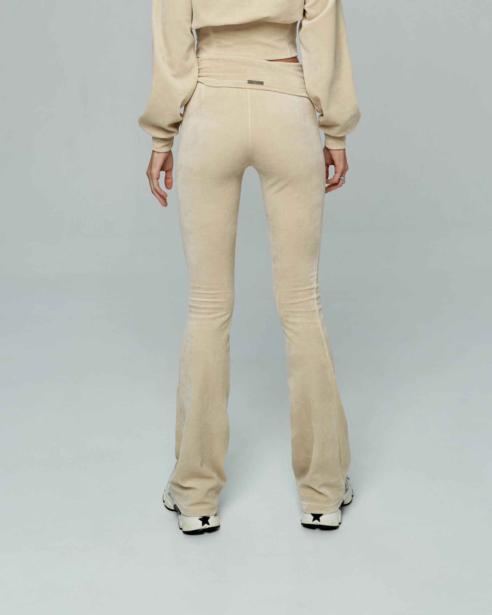 Лосины велюр ivory