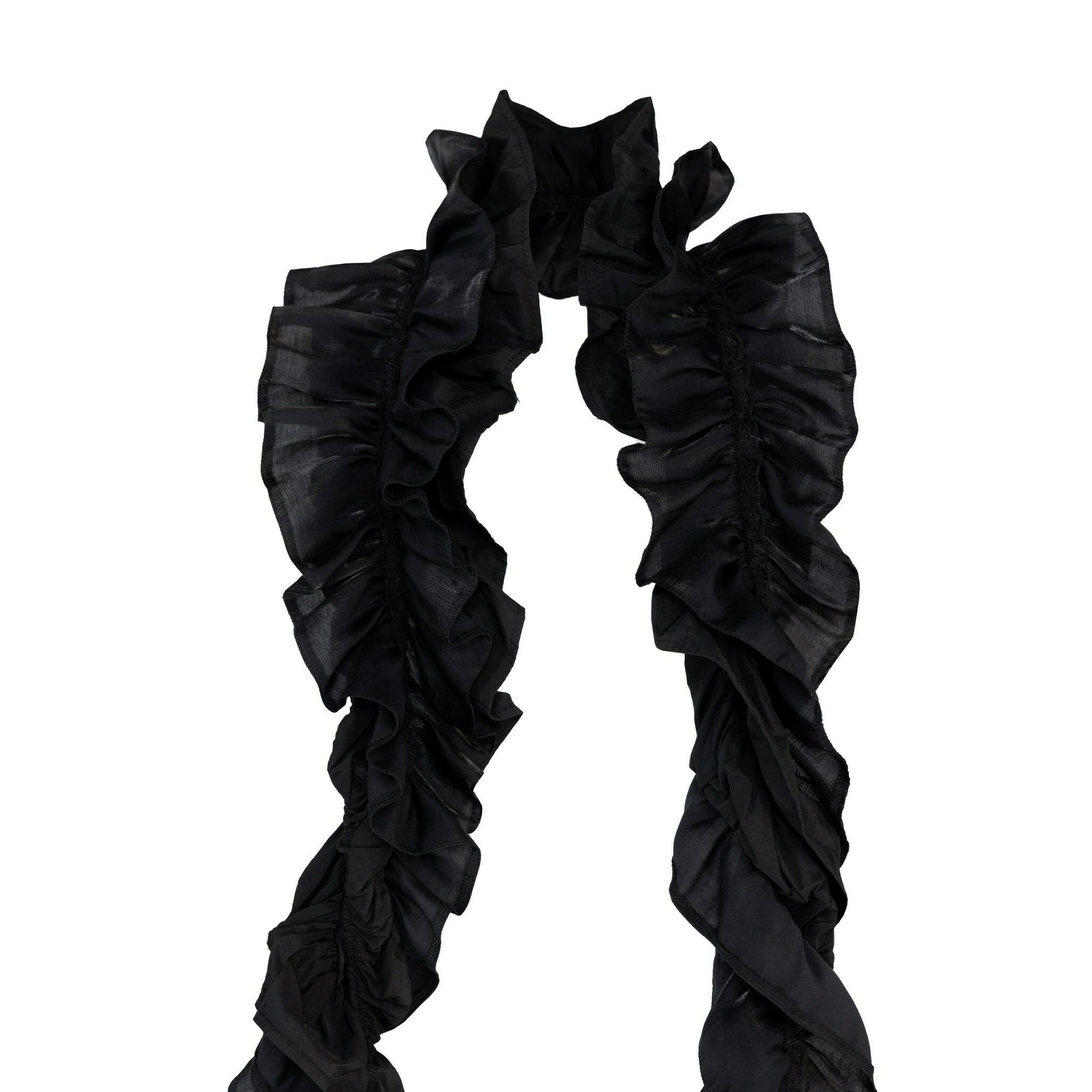 Шарф рюша широкий